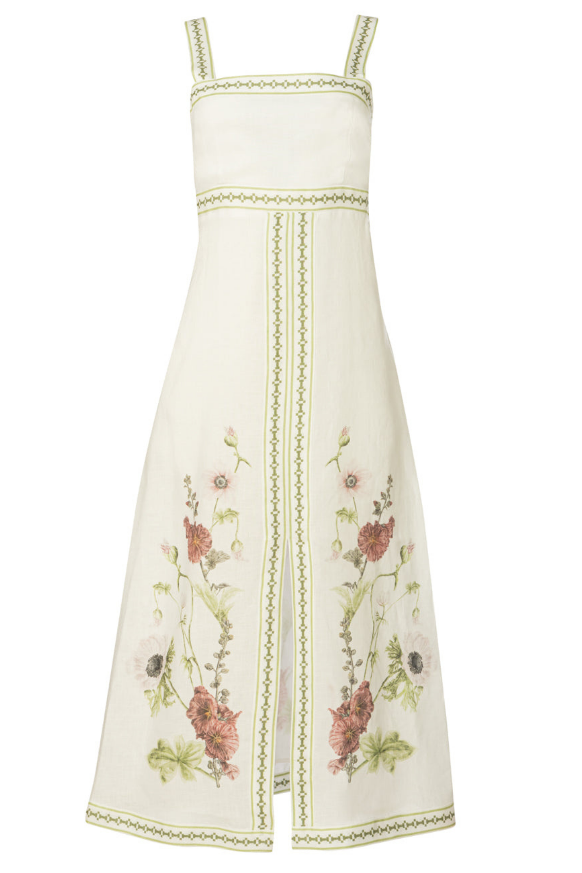 Wild Flowers Printed Long Sundress - Ancient Kallos