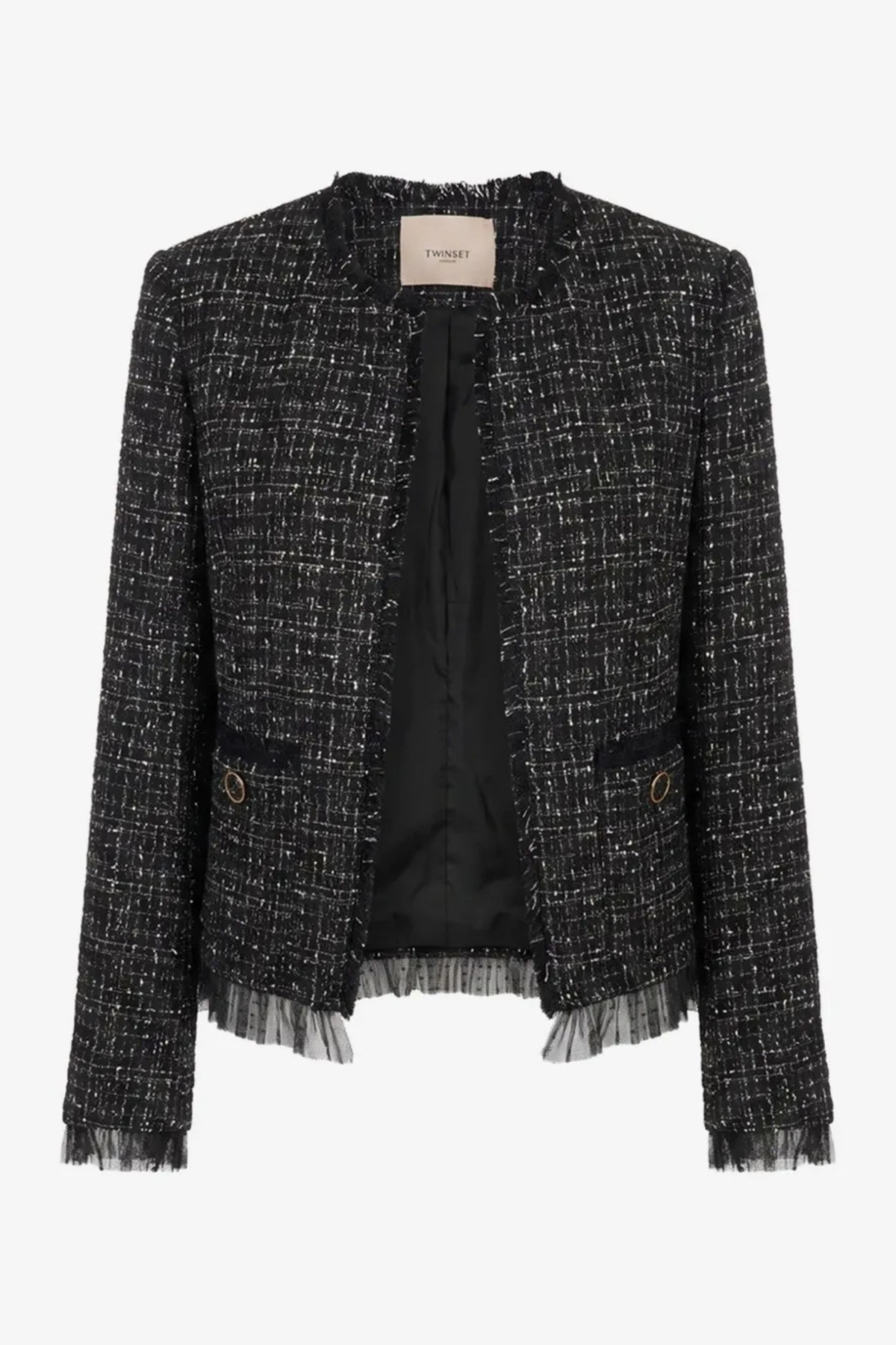 Tulle-Trim Jacket - Twinset