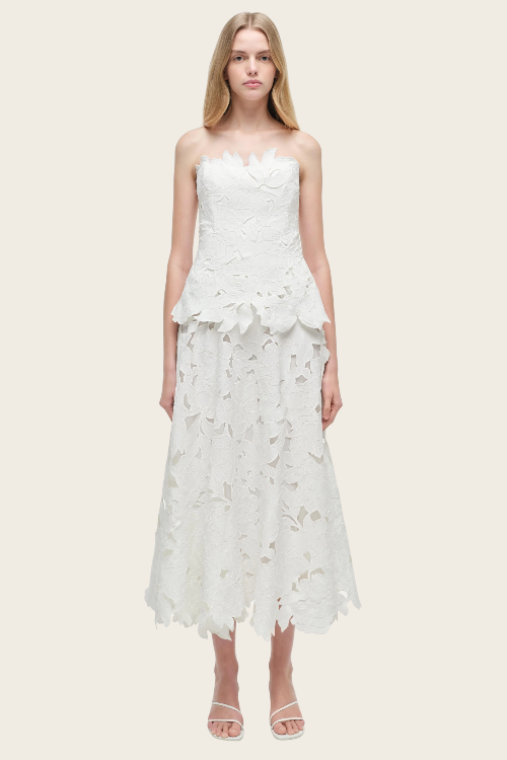 Audrey Embroidered Midi Dress - Simkhai