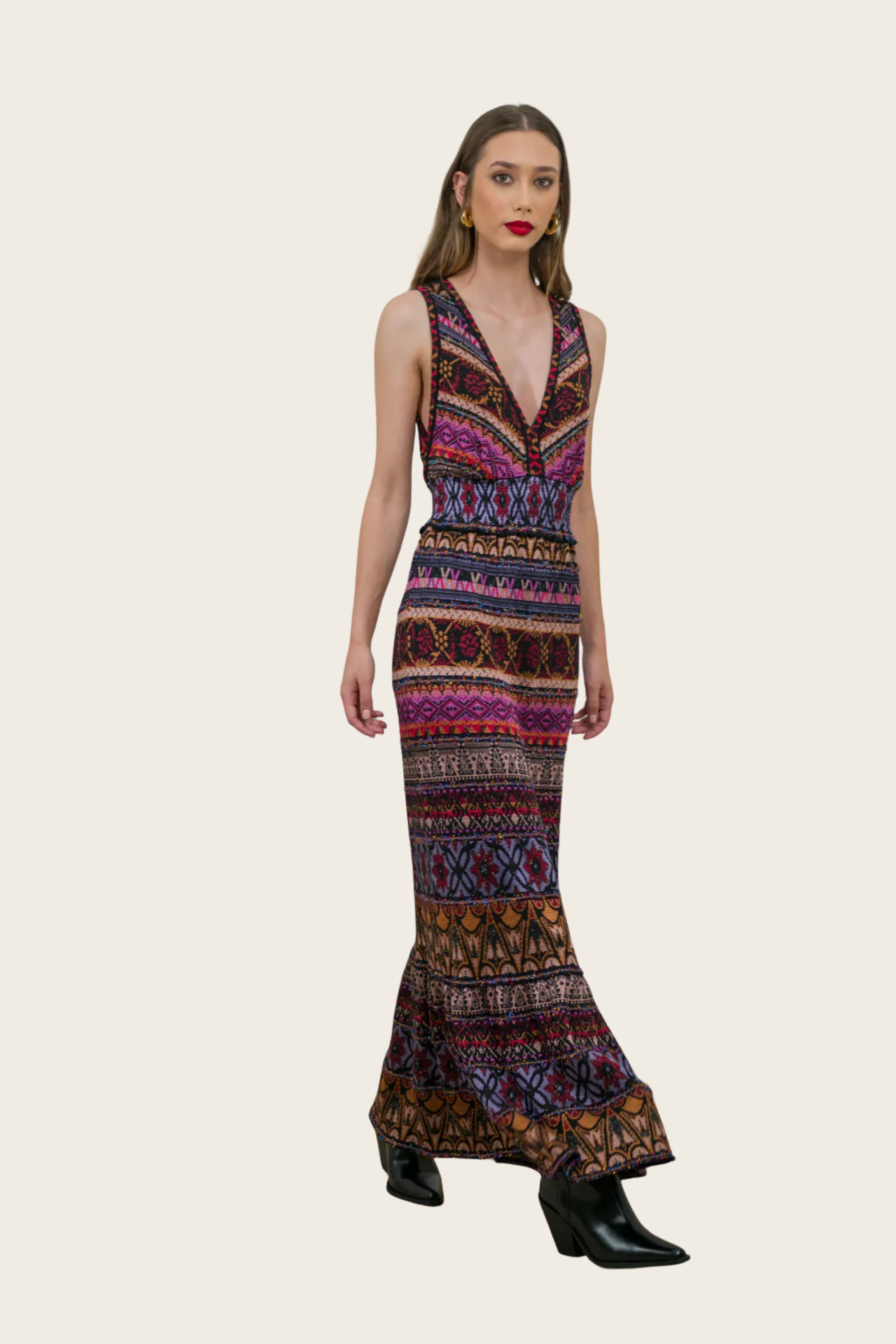 Vestido Longo Celia - Cecilia Prado