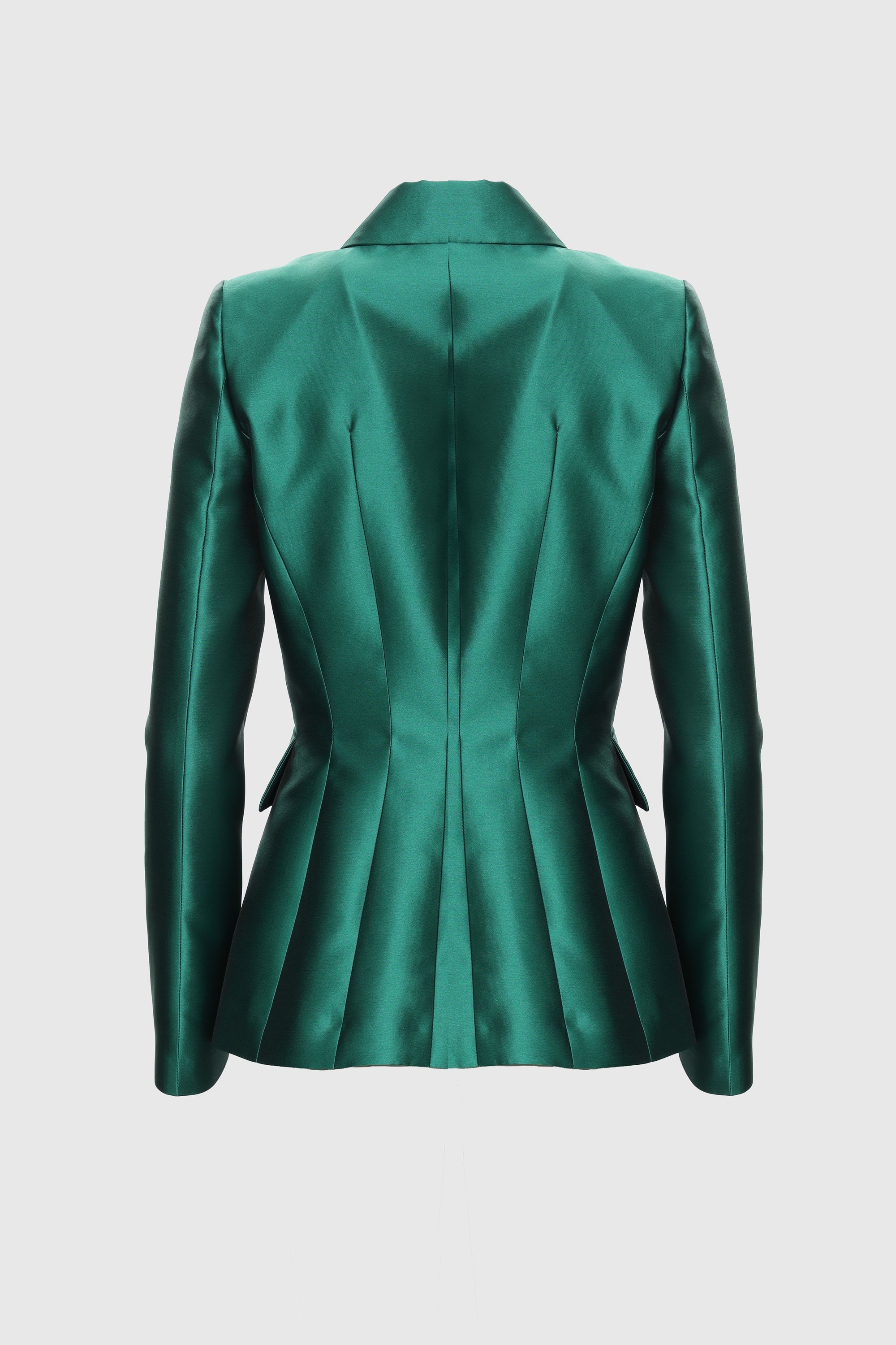Mikado Jacket With Pleats - Alberta Ferretti