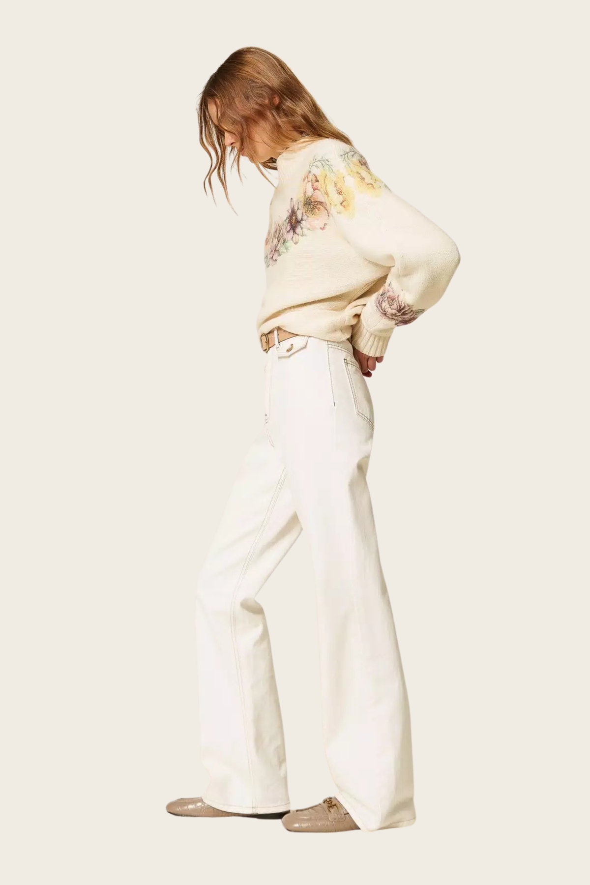 Bull Denim Trousers - Twinset