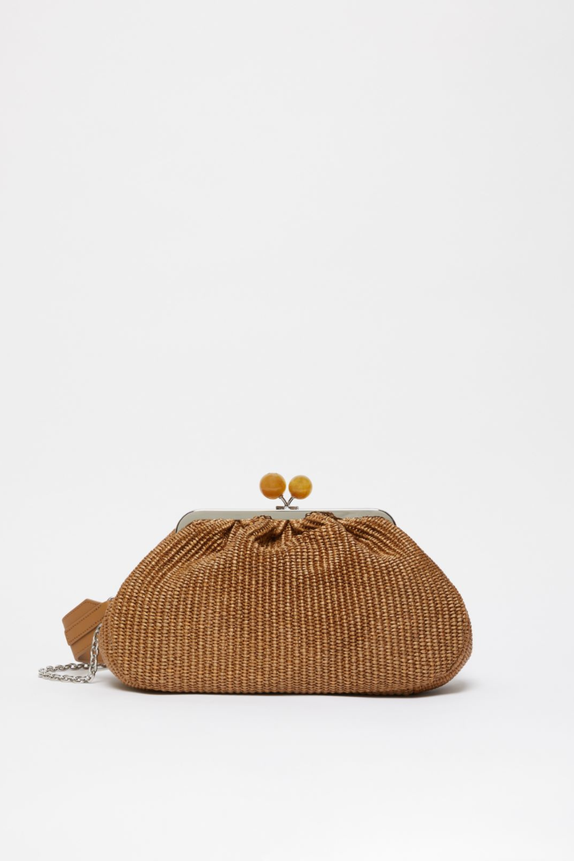 Medium raffia-effect Pasticcino bag - Max Mara