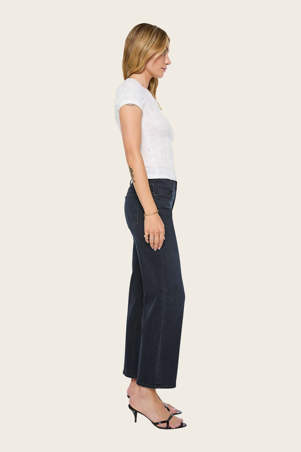 The Mid Rise Zip Rambler Ankle – Night In Venice - Mother