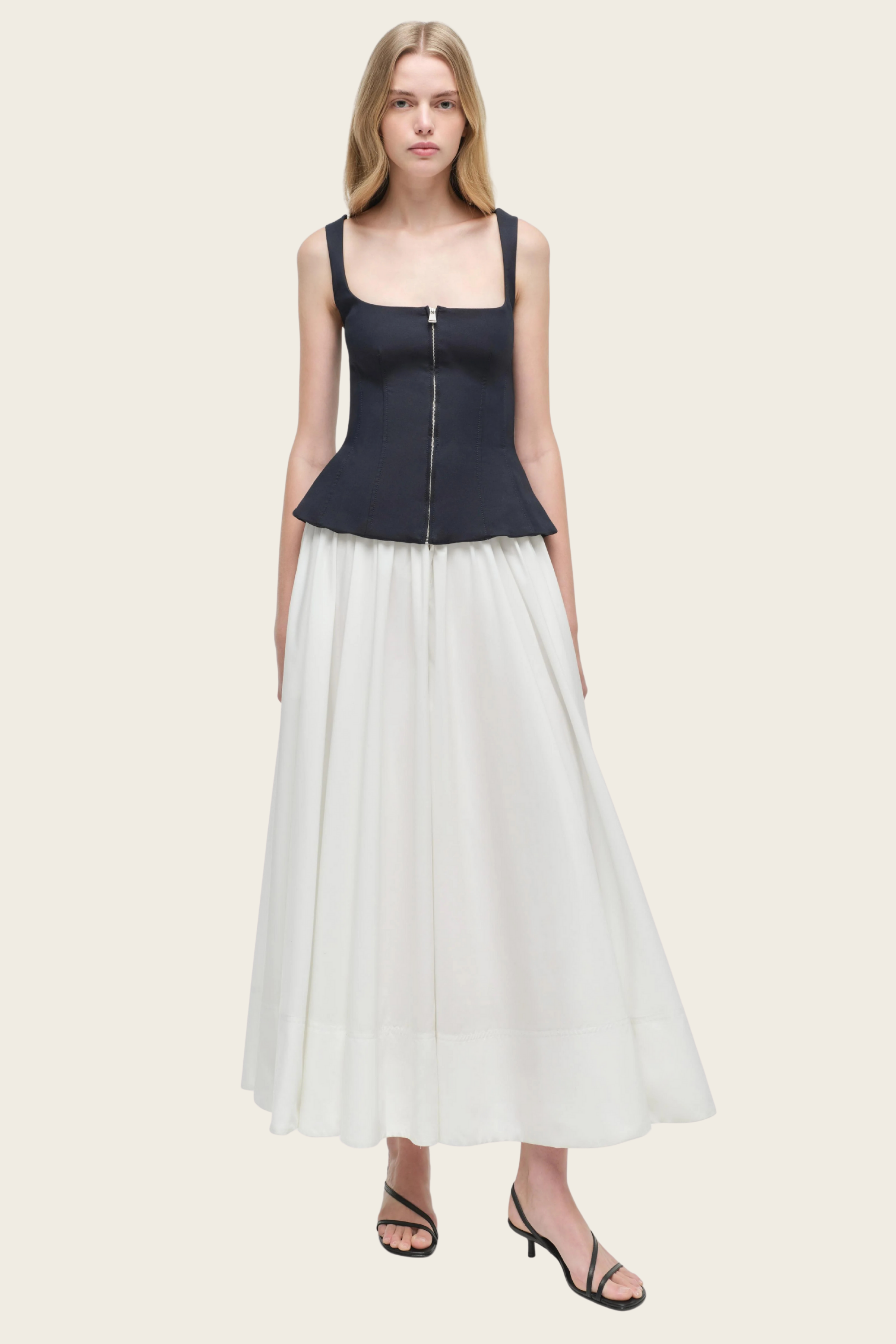 Jolynn Combo Midi Dress - Simkhai