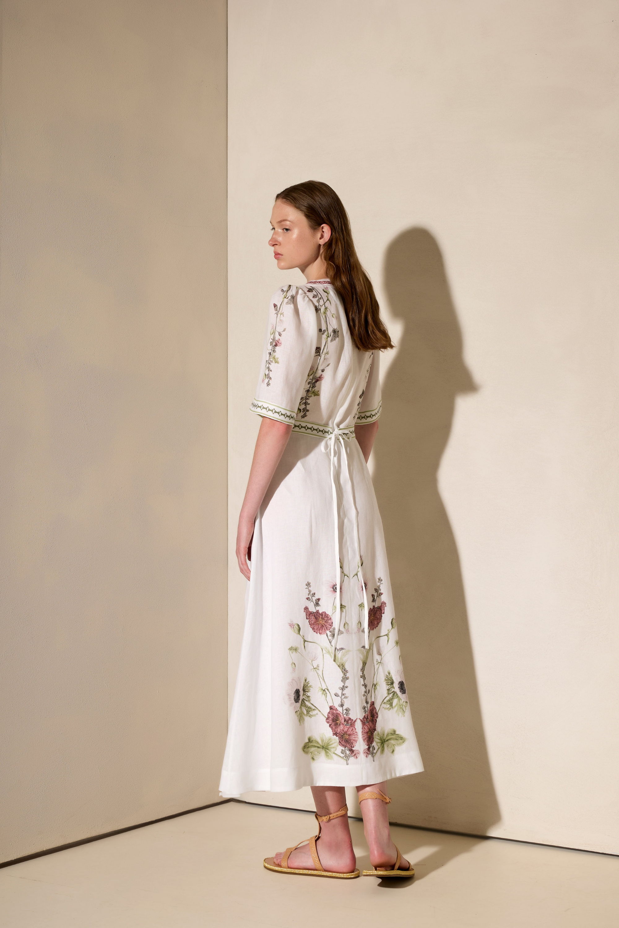 Wild Flowers Long Dress - Ancient Kallos