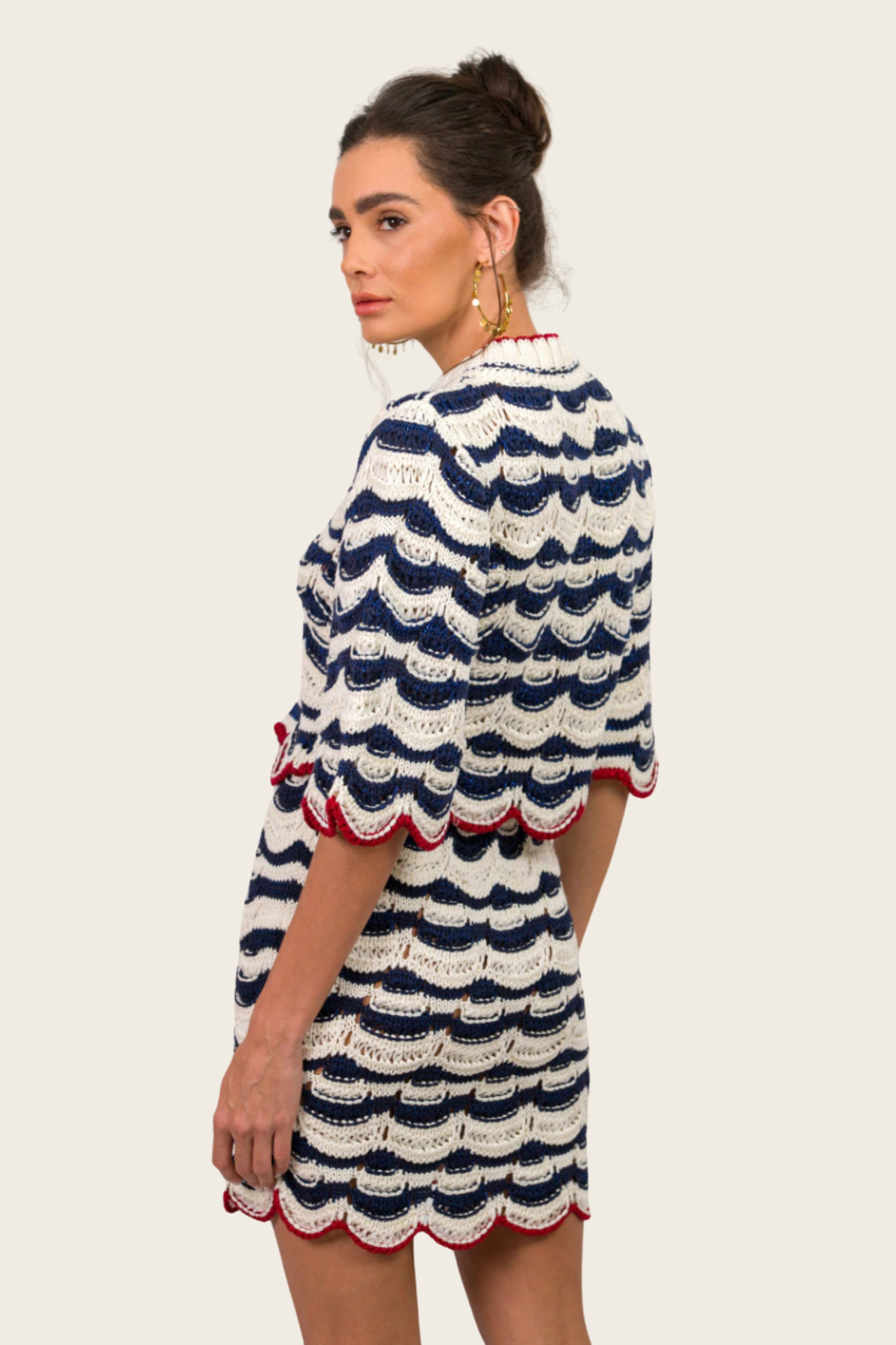 Conjunto Layla (saia curta) e Ariana (casaco) - Cecilia Prado