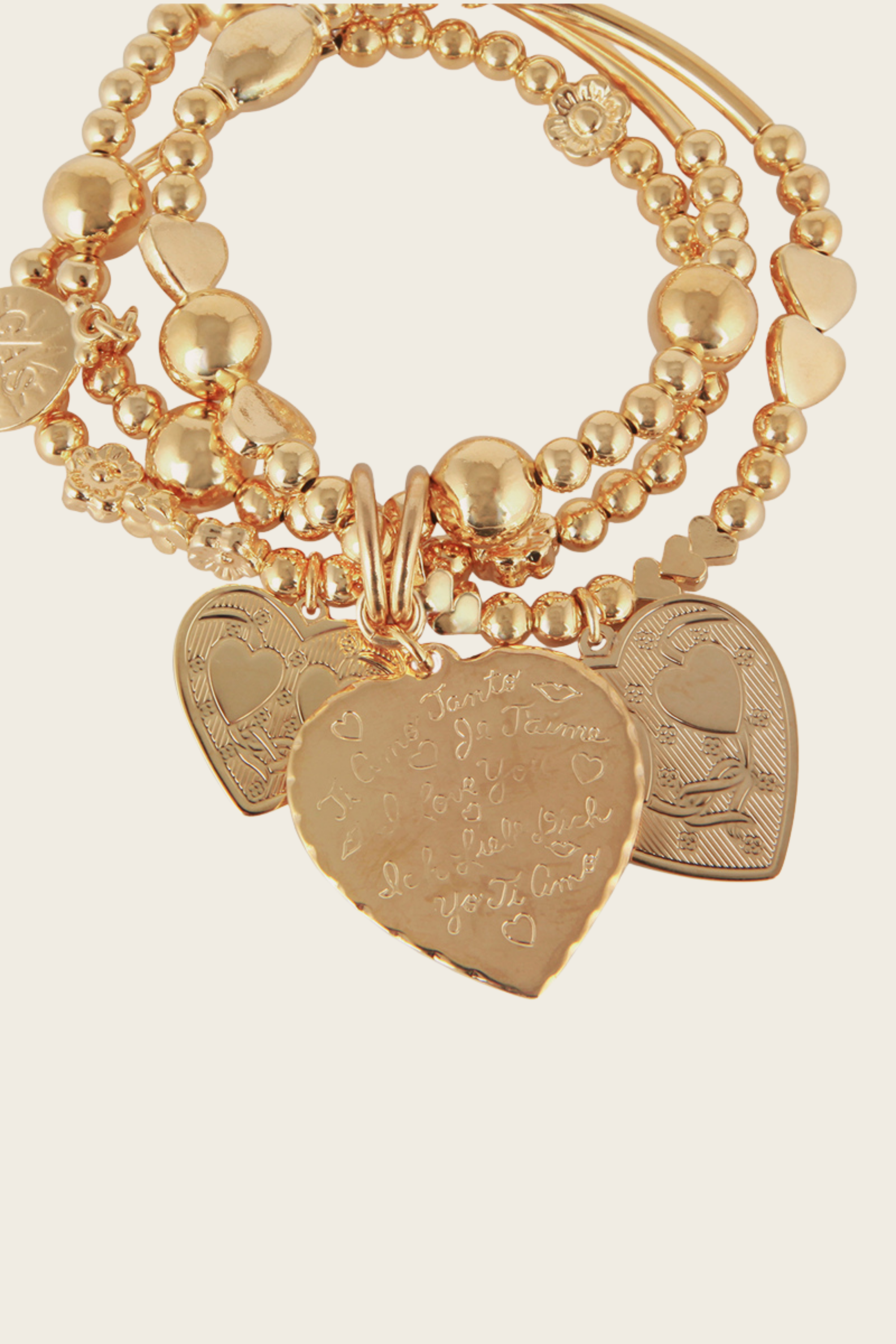 Heart Merlin Love bracelet - Gas Bijoux