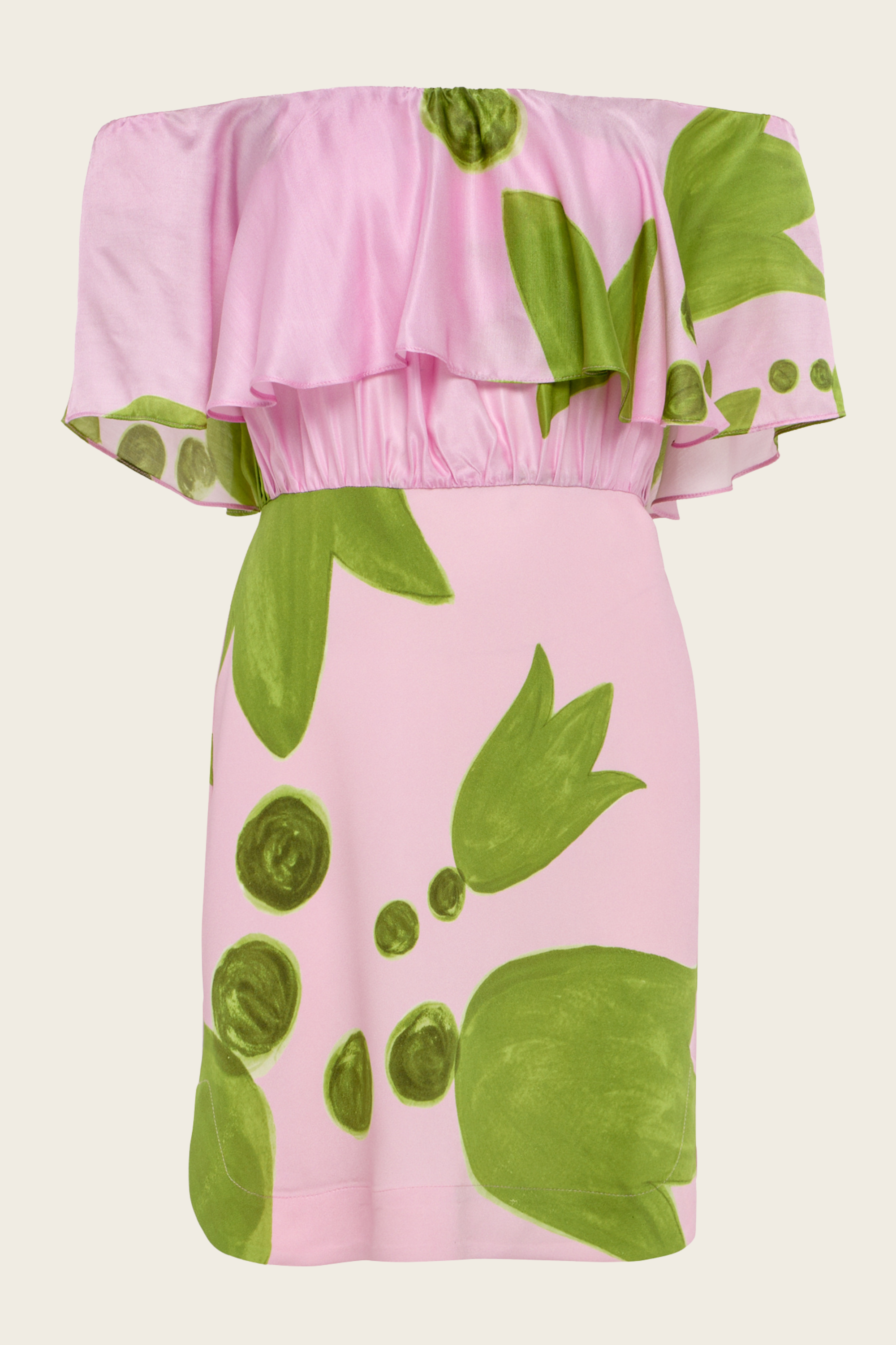 Printed Off-Shoulder Dress - Themisz - ESPACE CANNELLE - SS26 - New Arrivals