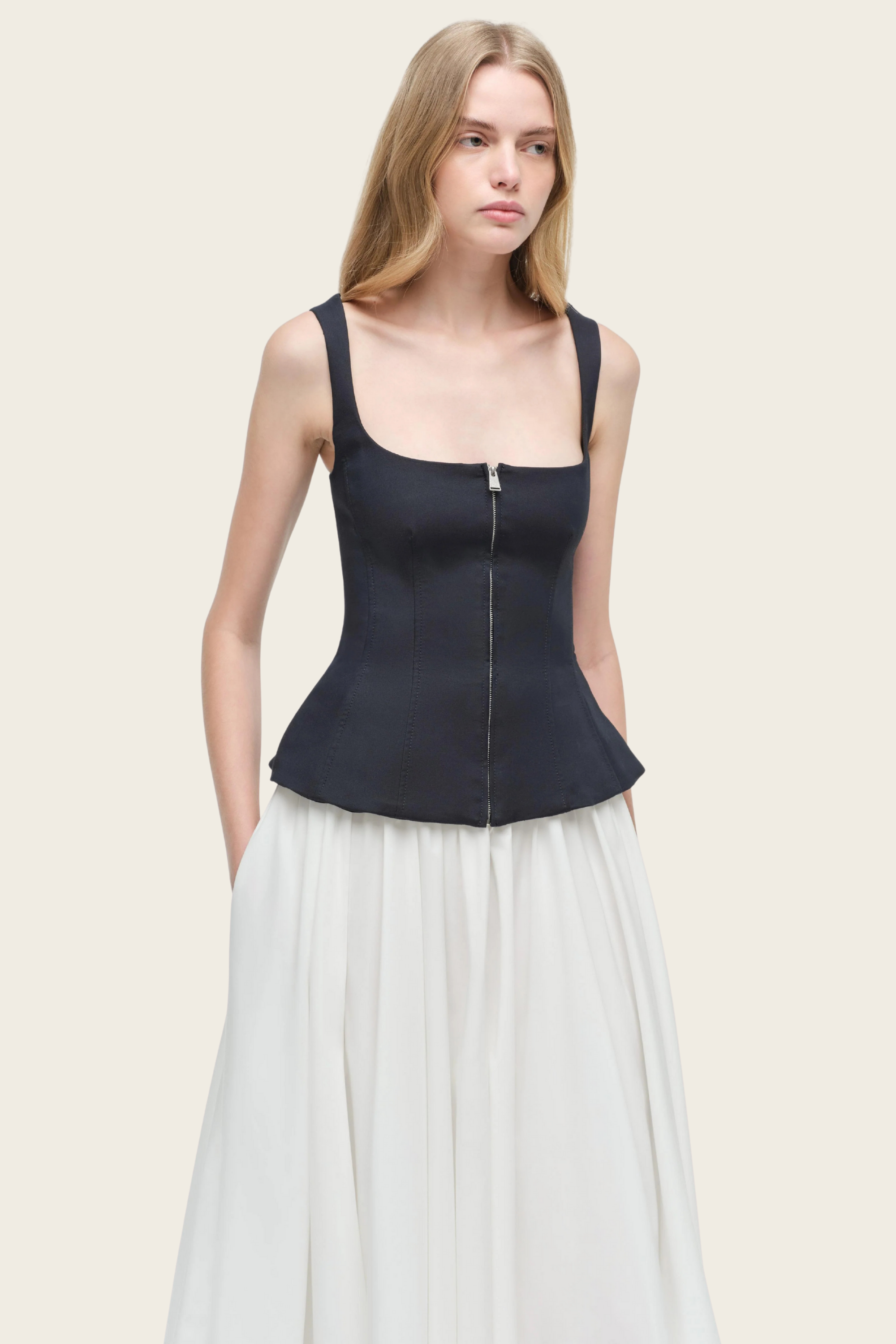Jolynn Combo Midi Dress - Simkhai