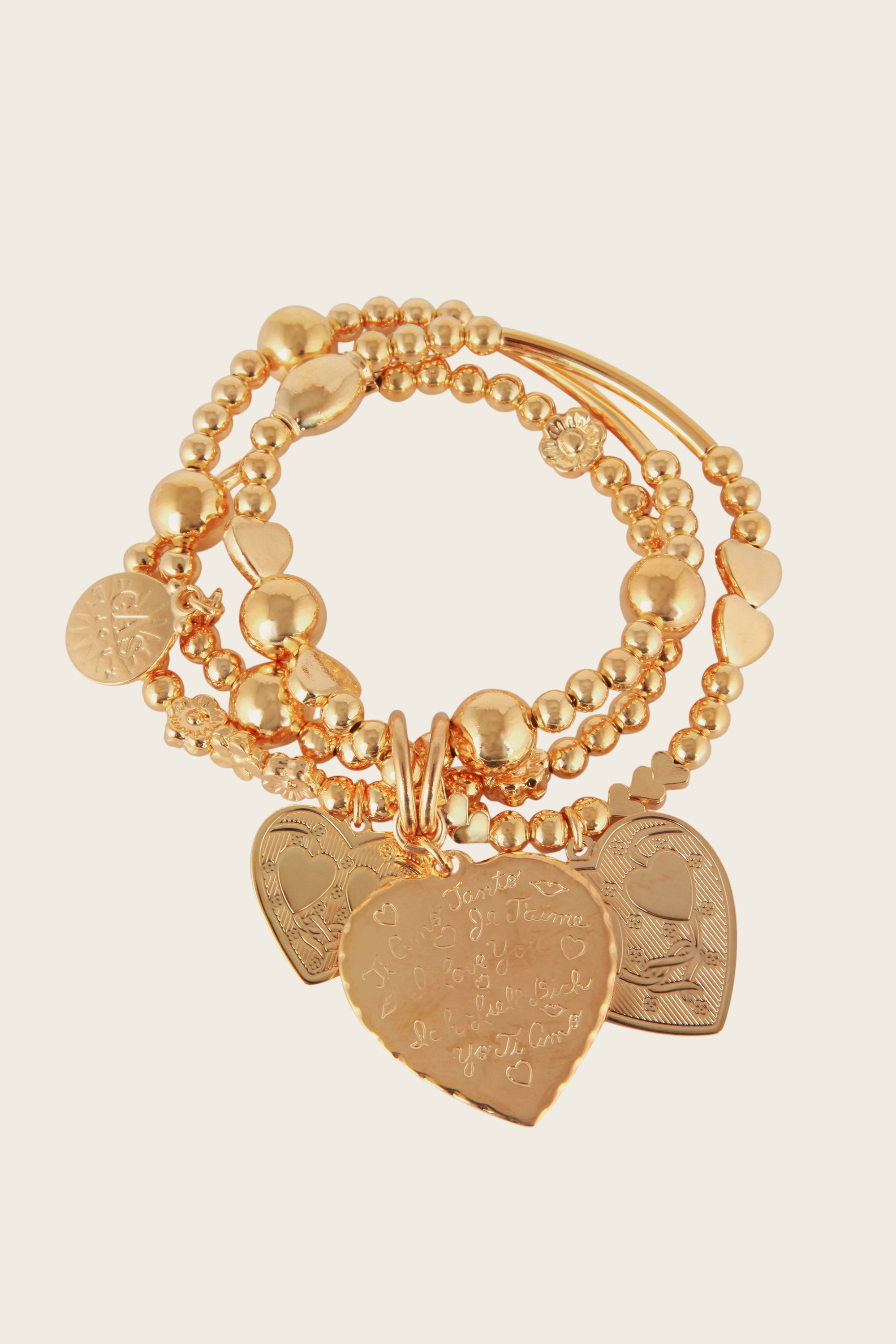 Heart Merlin Love bracelet - Gas Bijoux
