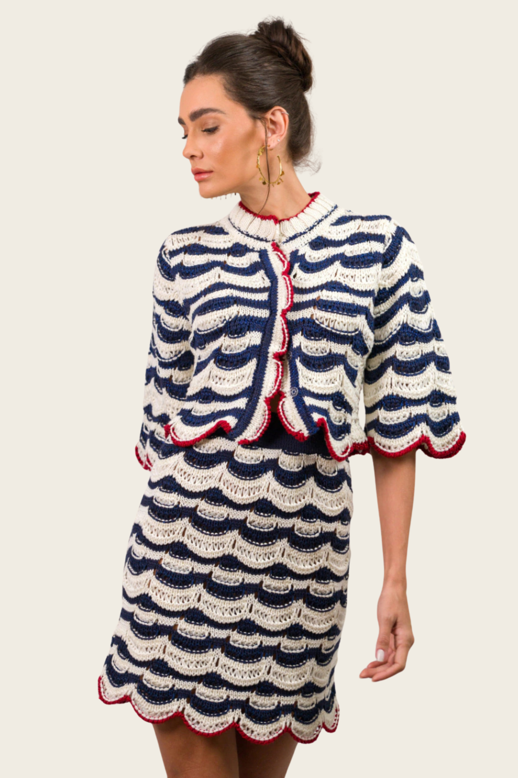 Conjunto Layla (saia curta) e Ariana (casaco) - Cecilia Prado