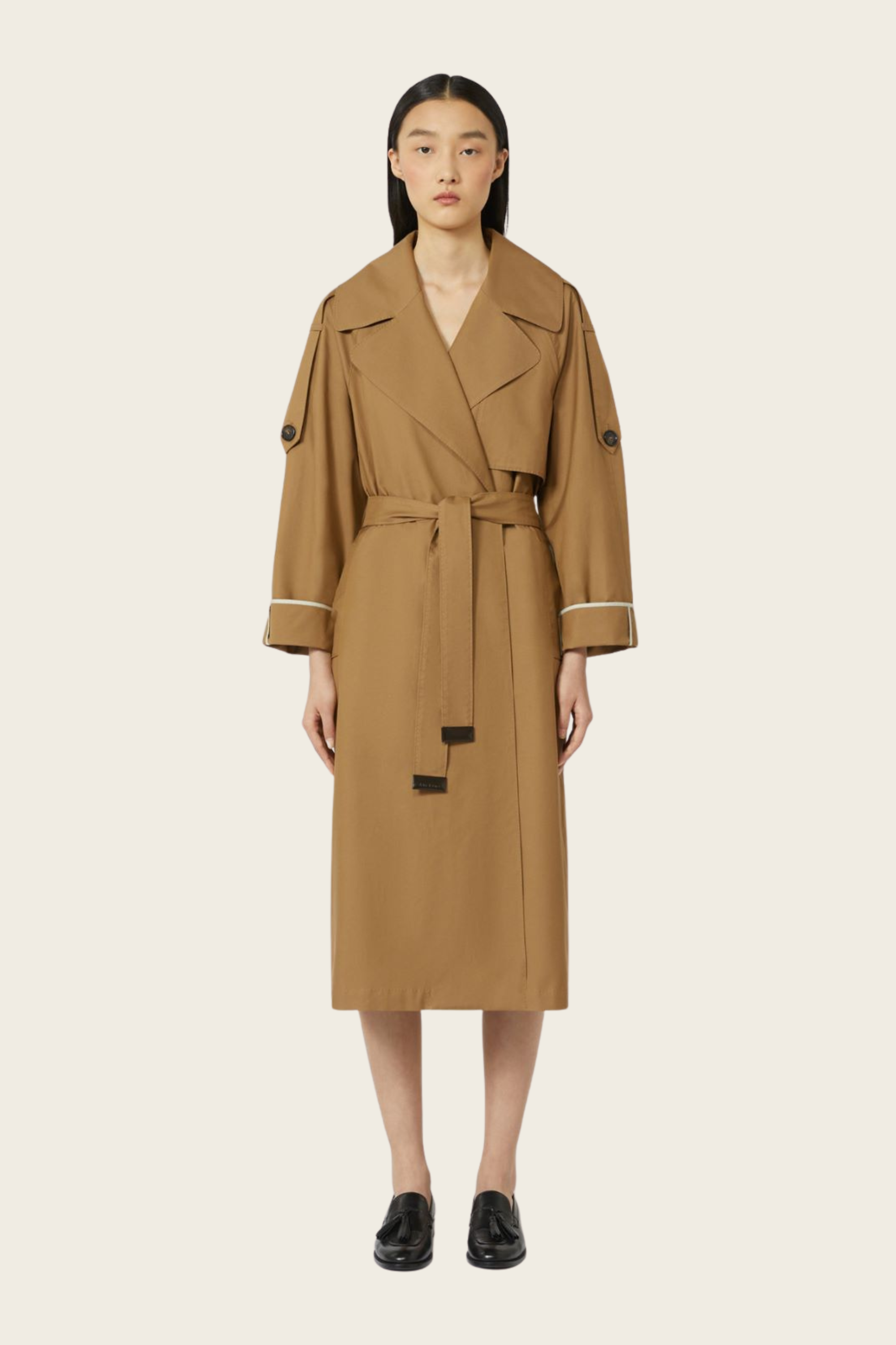 Oversized Water-Repellent Trench Coat - MaxMara