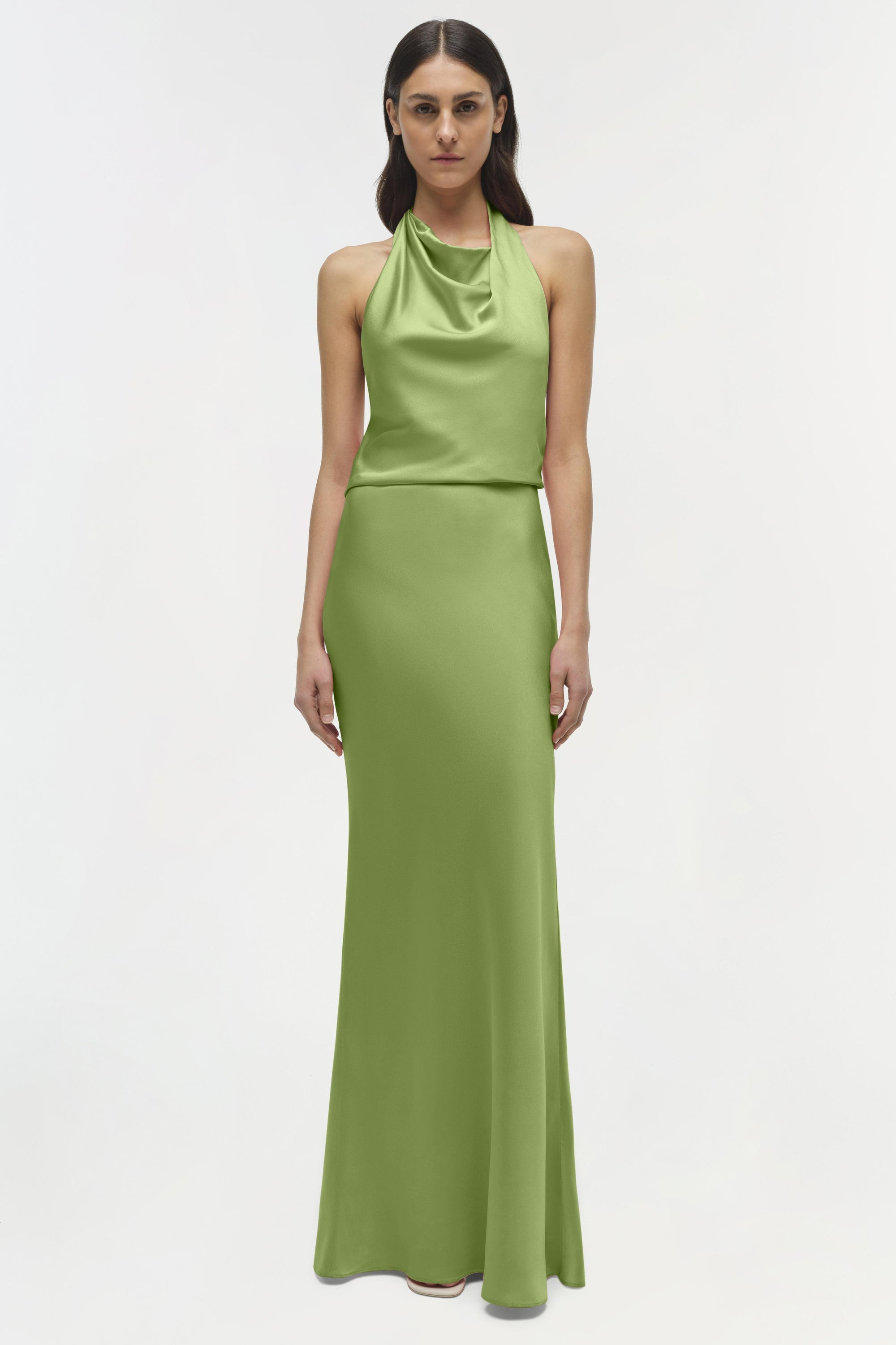 Reannon Satin Gown - Simkhai
