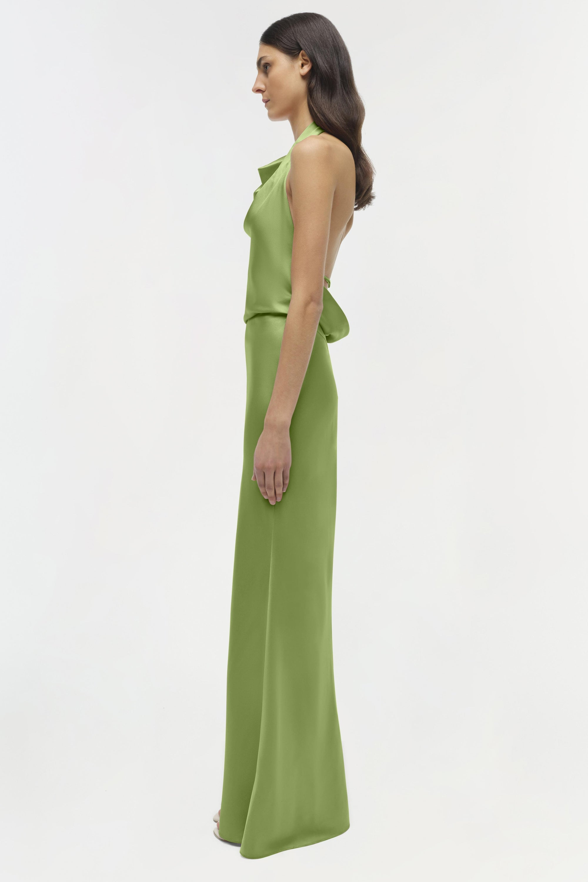Reannon Satin Gown - Simkhai