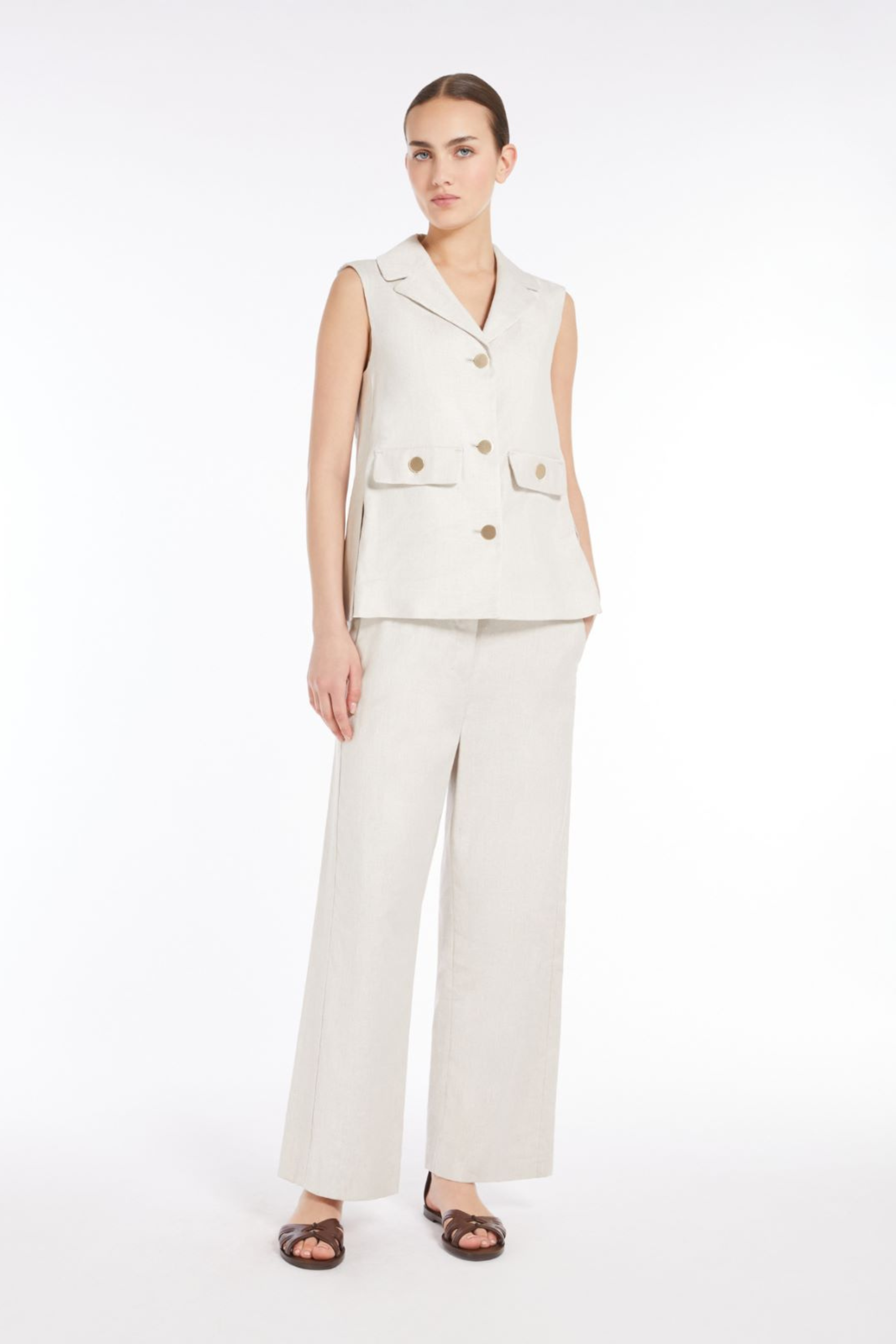 Linen Gilet Jacket - Max Mara
