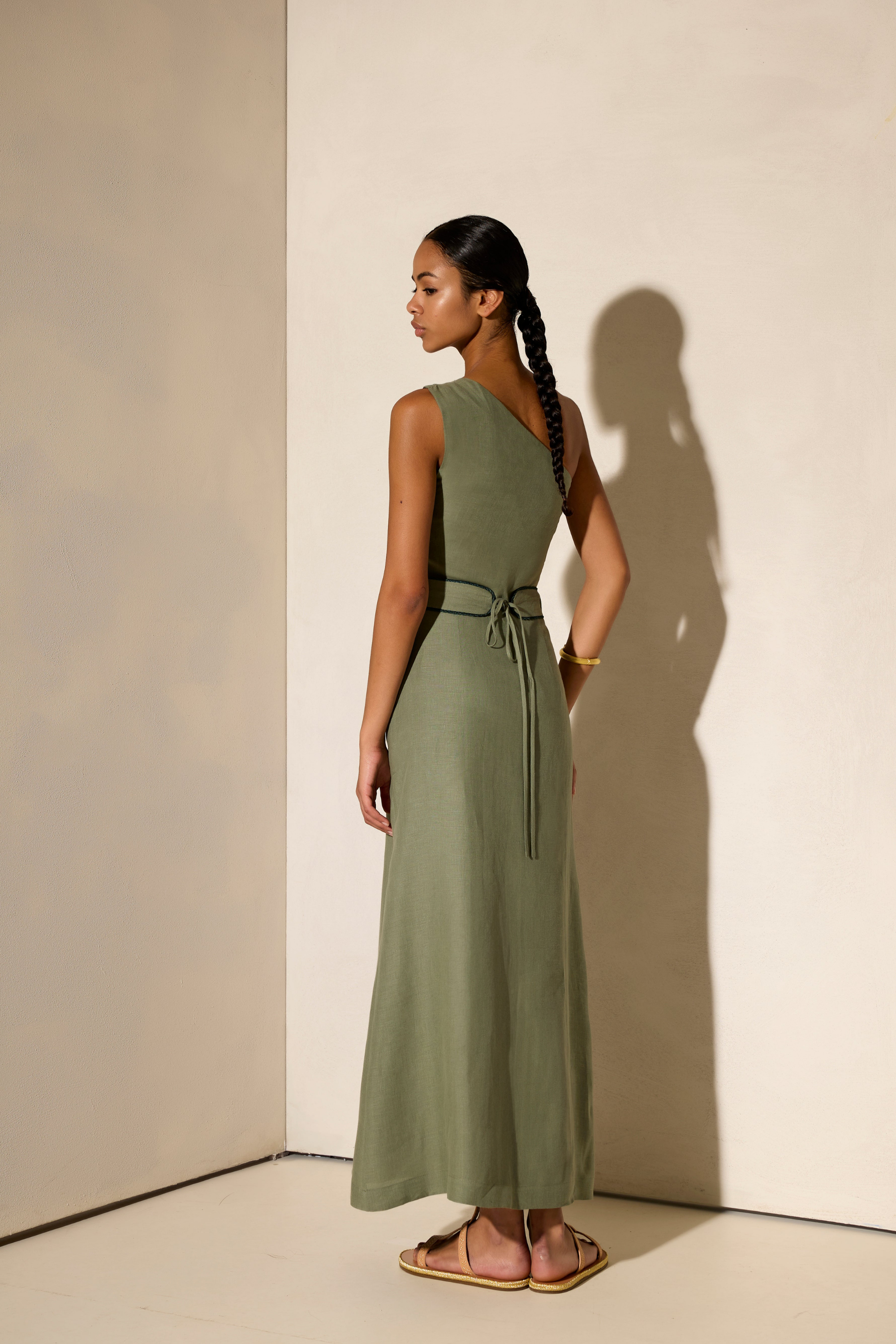 Ino One Shoulder Dress - Ancient Kallos