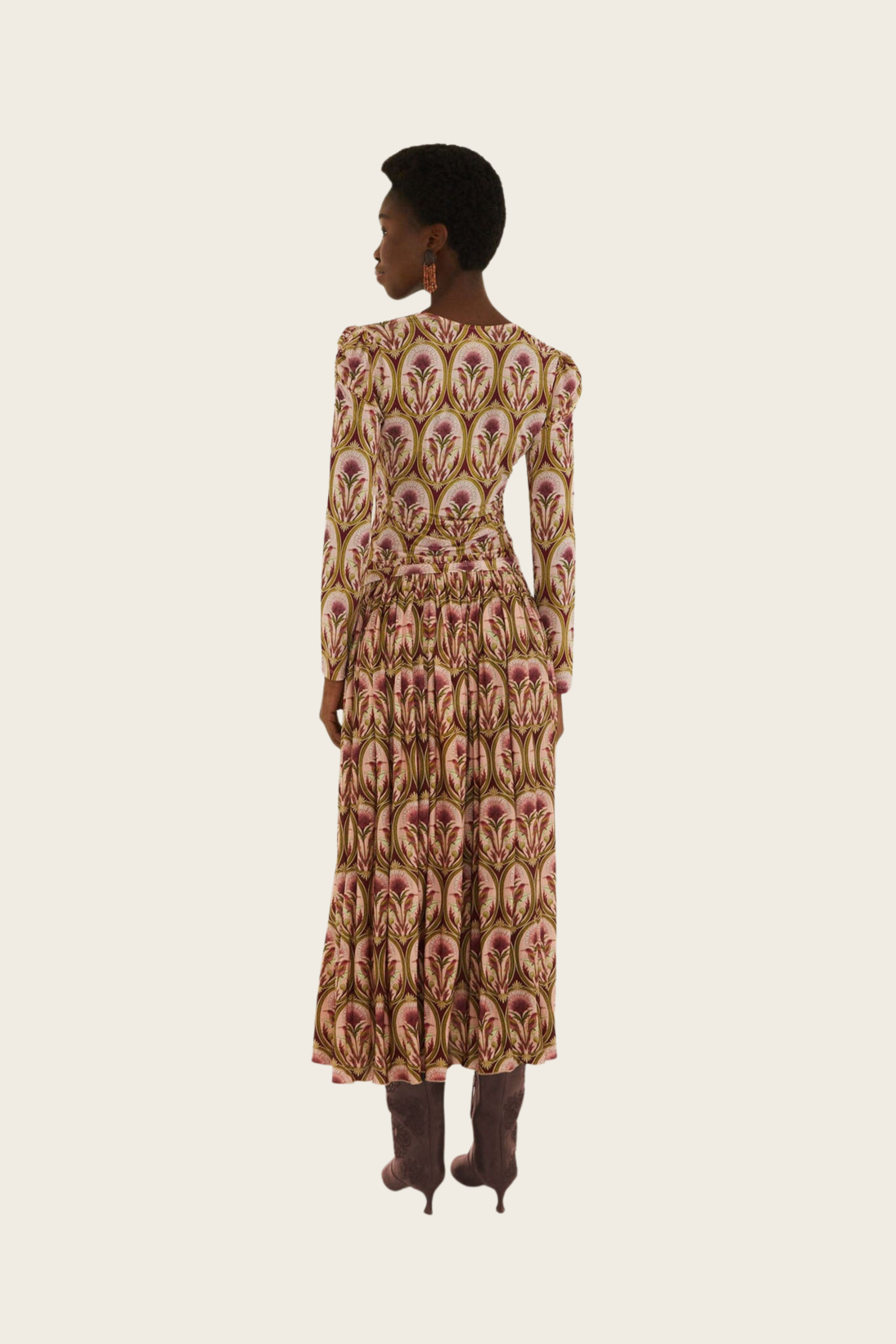 Garden Medal Midi Skirt - FARM Rio