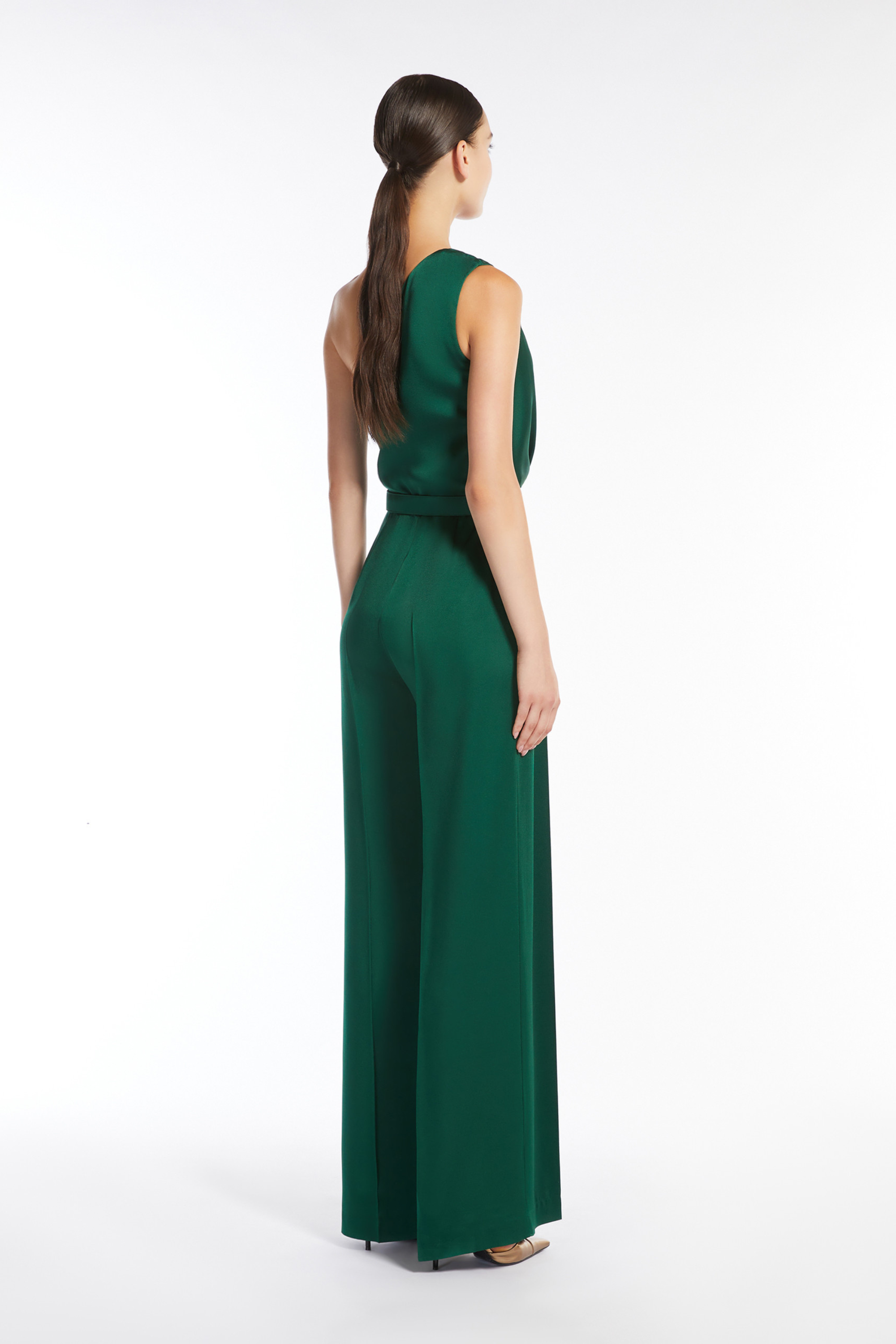 Gioire envers satin one-shoulder jumpsuit - Max Mara