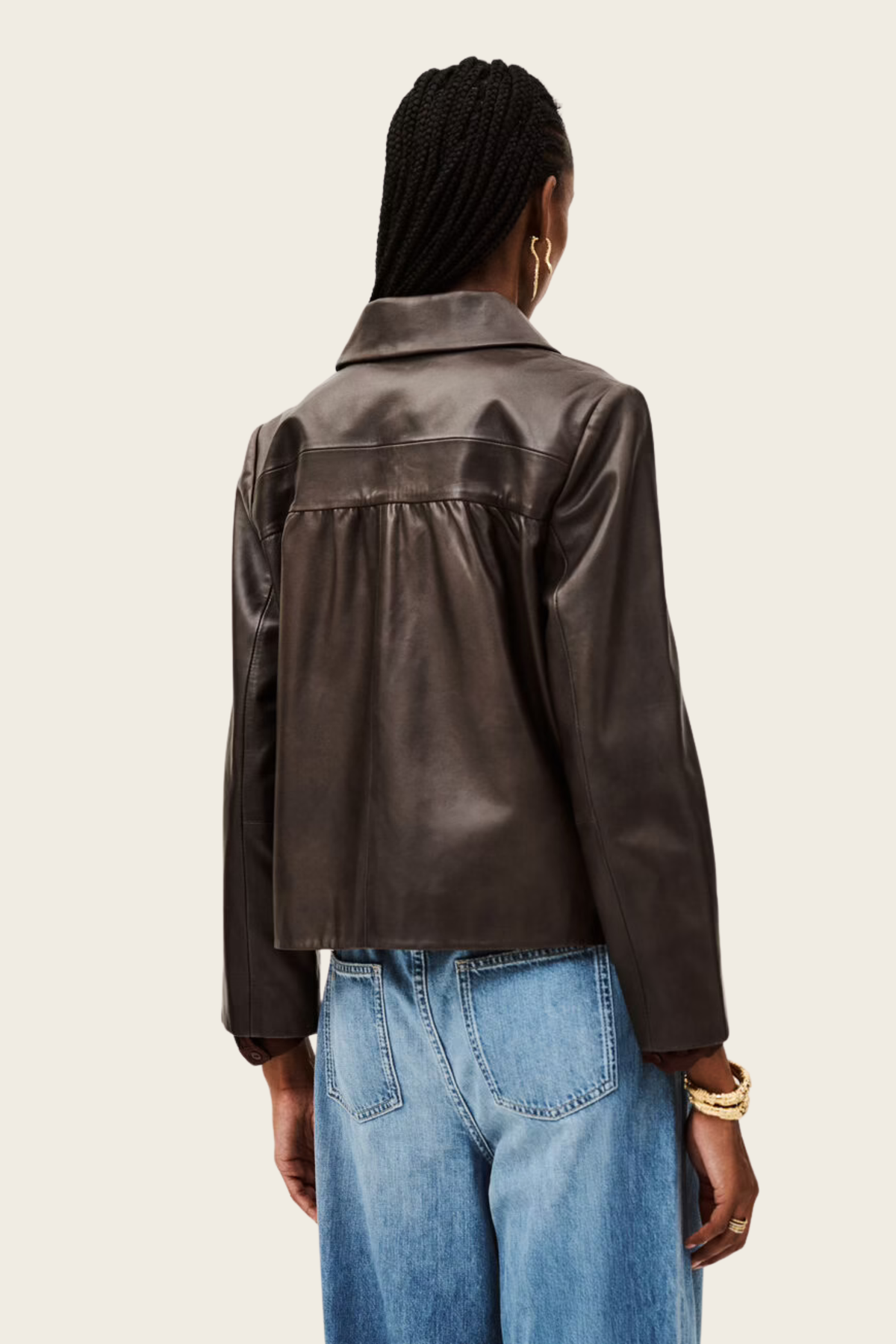 Milos Leather Jacket - Ba&Sh