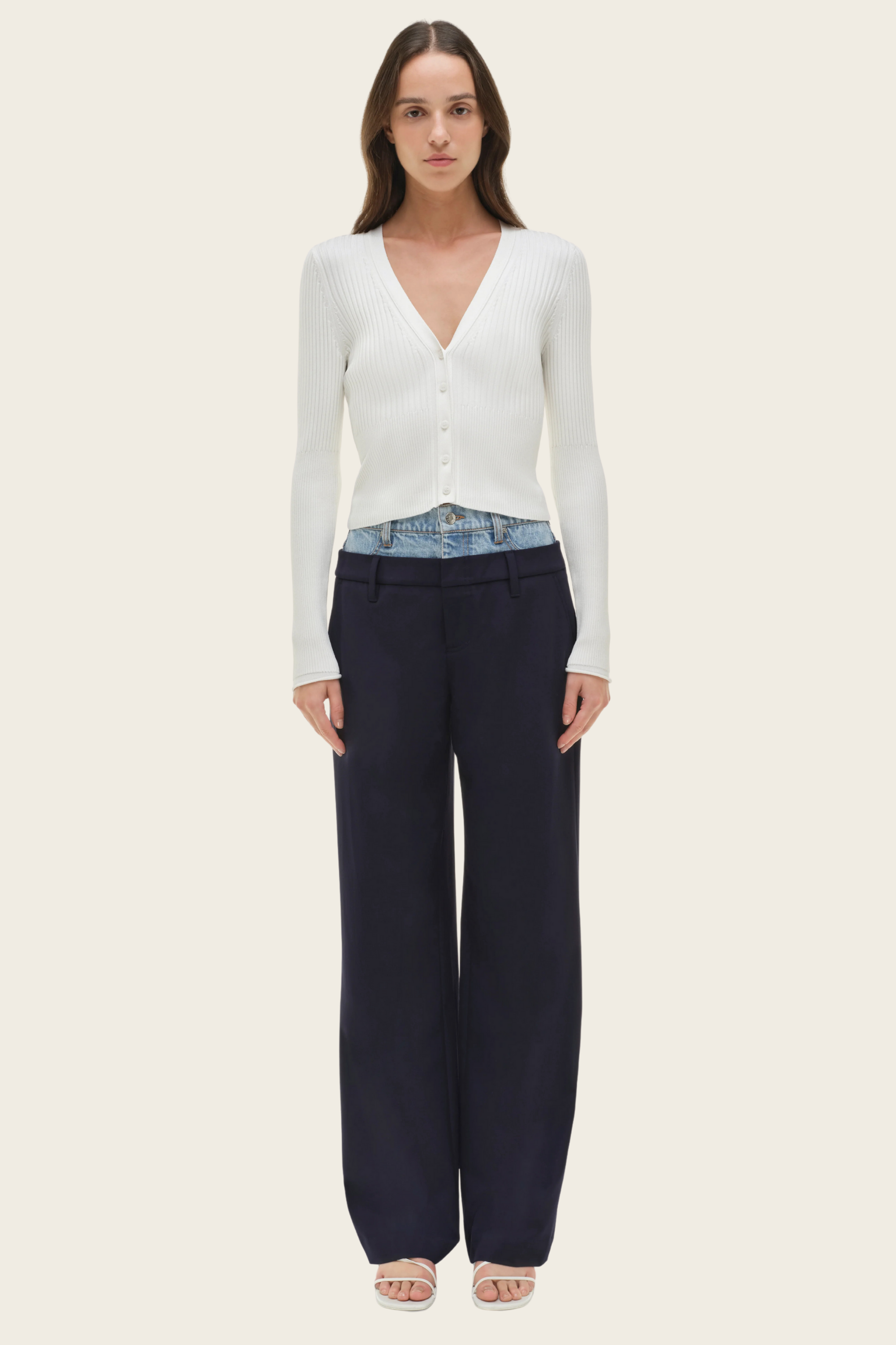 Ophelia Double Waistband Combo Pant - Simkhai