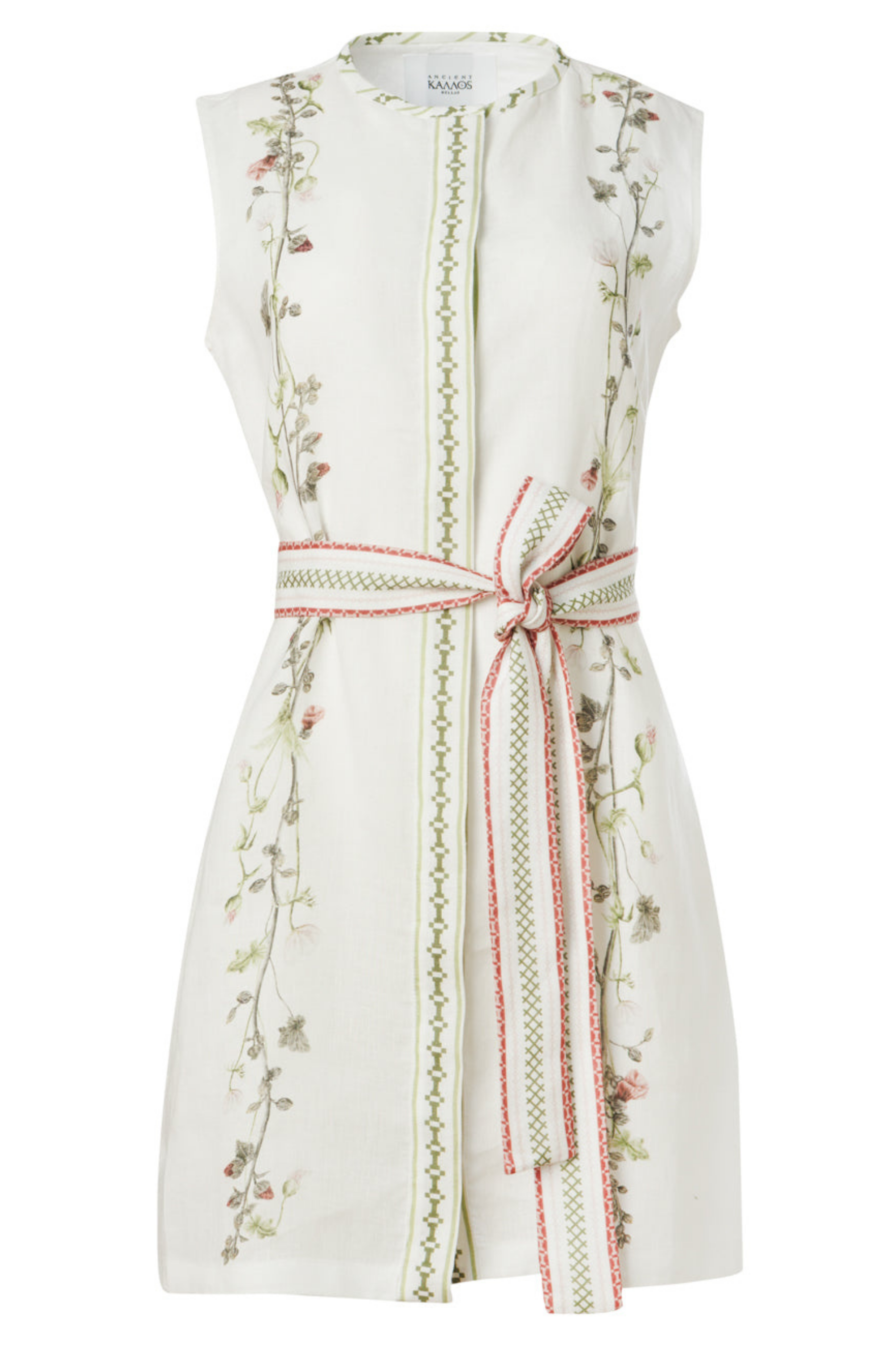 Wild Flowers Mini Shirt Dress - Ancient Kallos