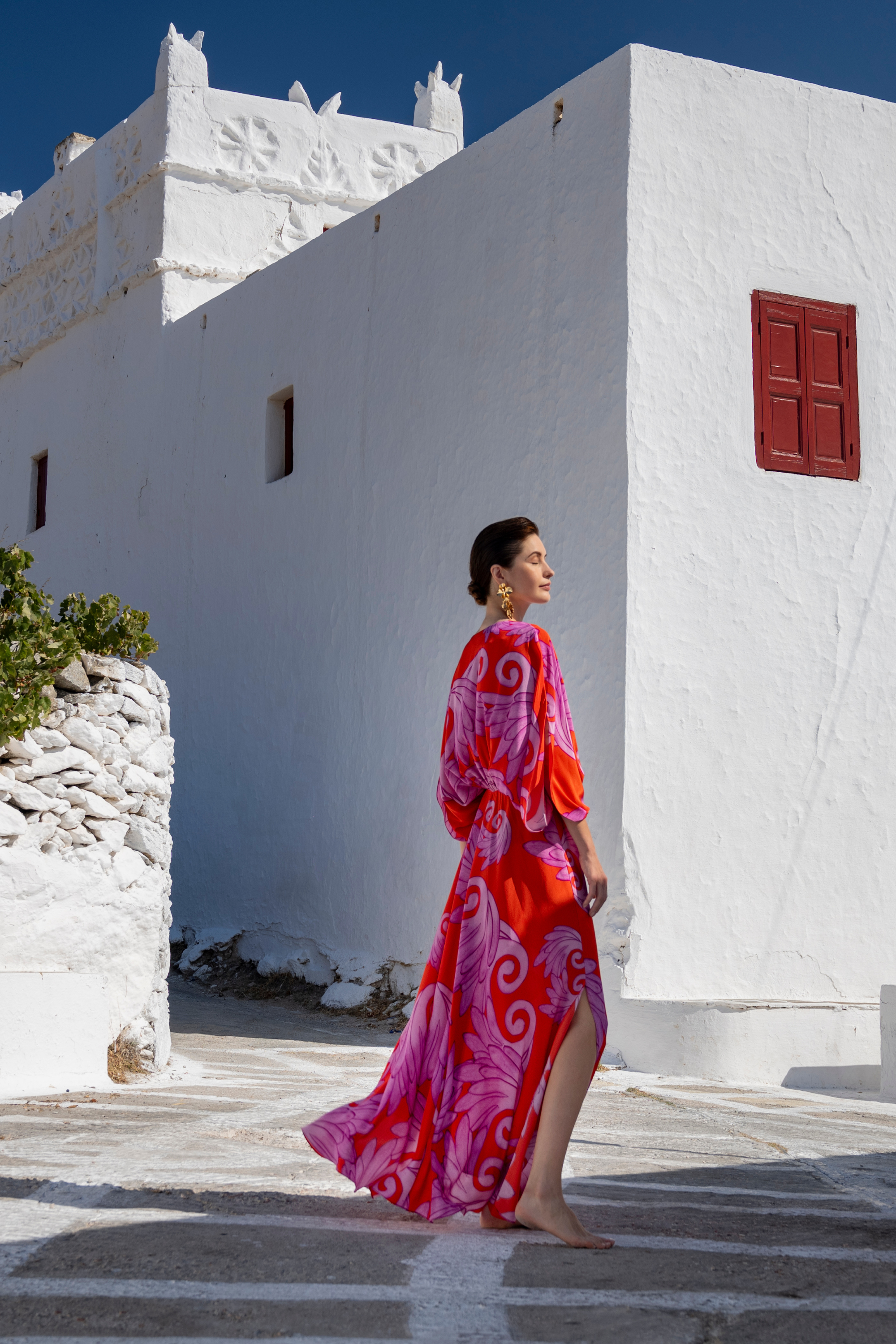 Lydia maxi silk dress - Themisz