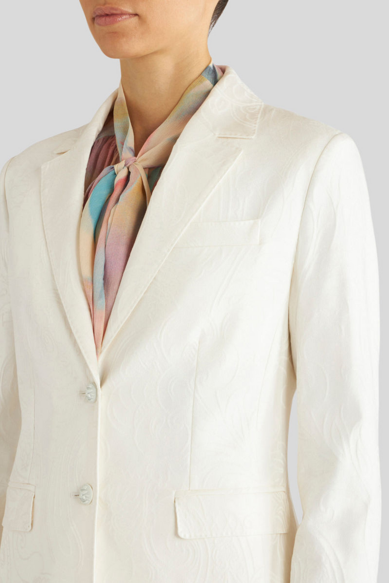 Tailored Paisley Jacquard Jacket - Etro