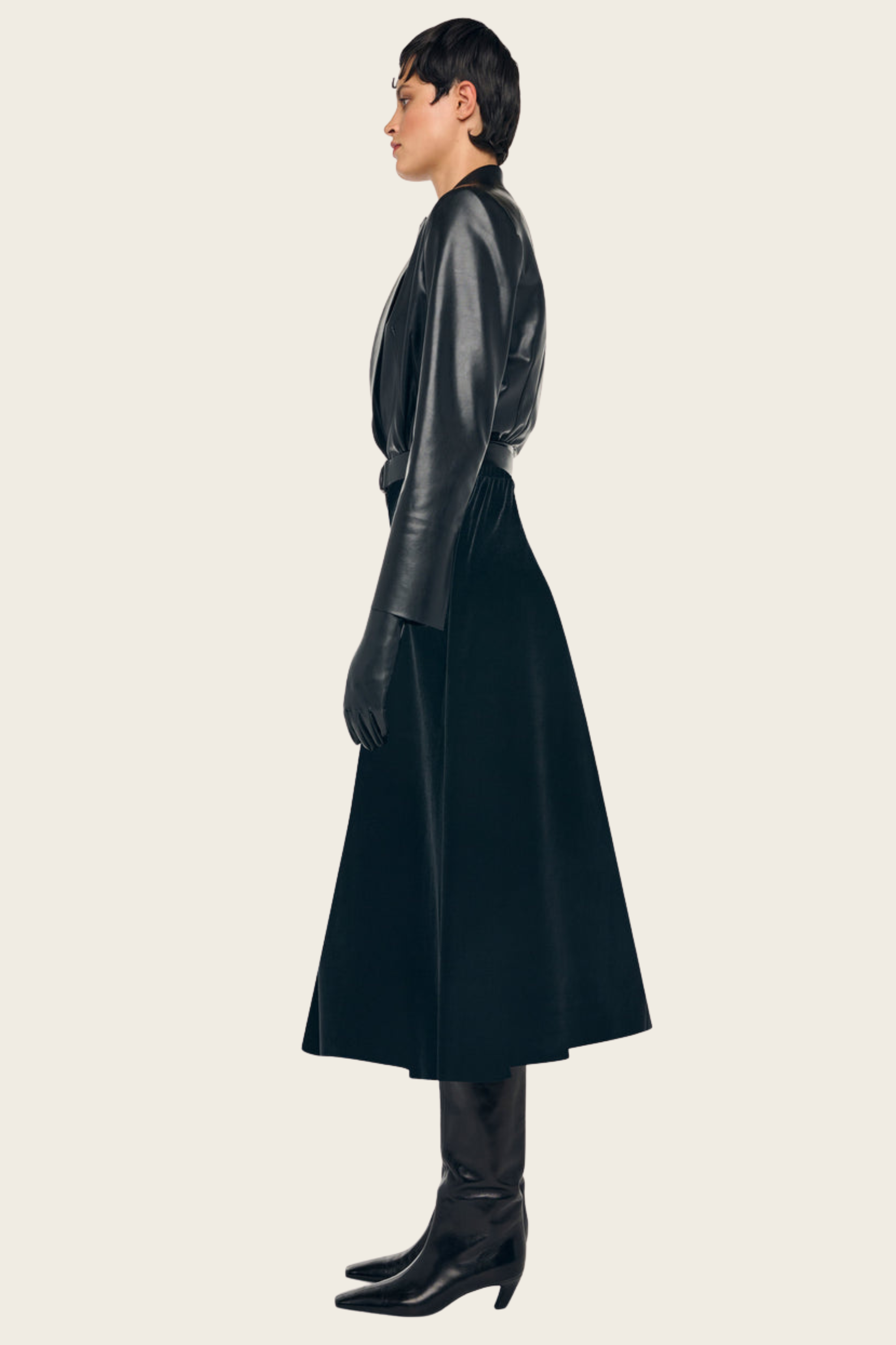 Flared Skirt to Midcalf - Norma Kamali