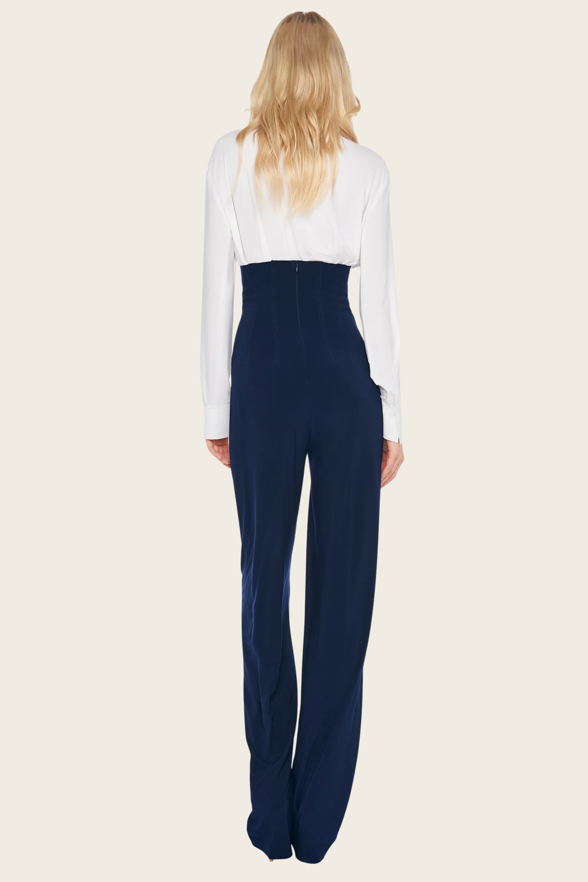 Camisola NK com suporte de gola - Norma Kamali