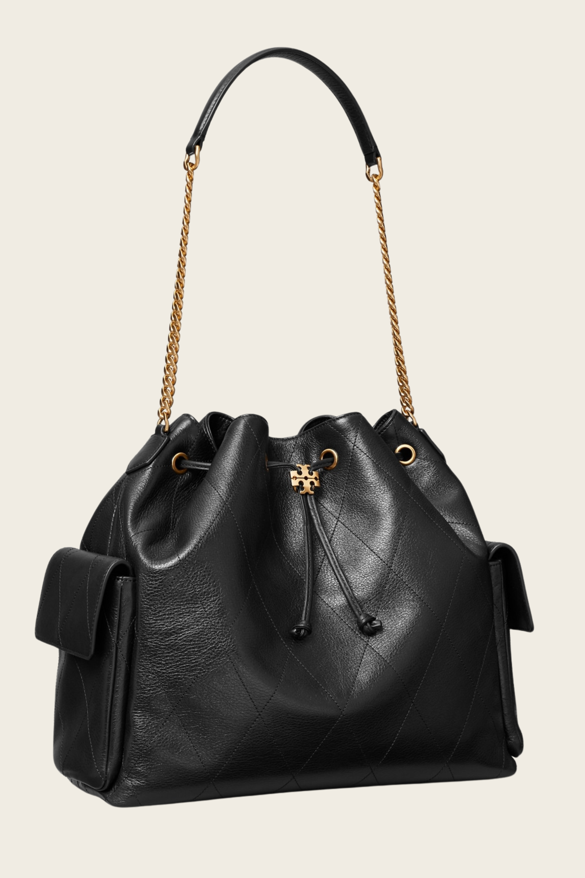 Mala de Ombro Grande Charlie Acolchoada - Tory Burch (descrição feita)