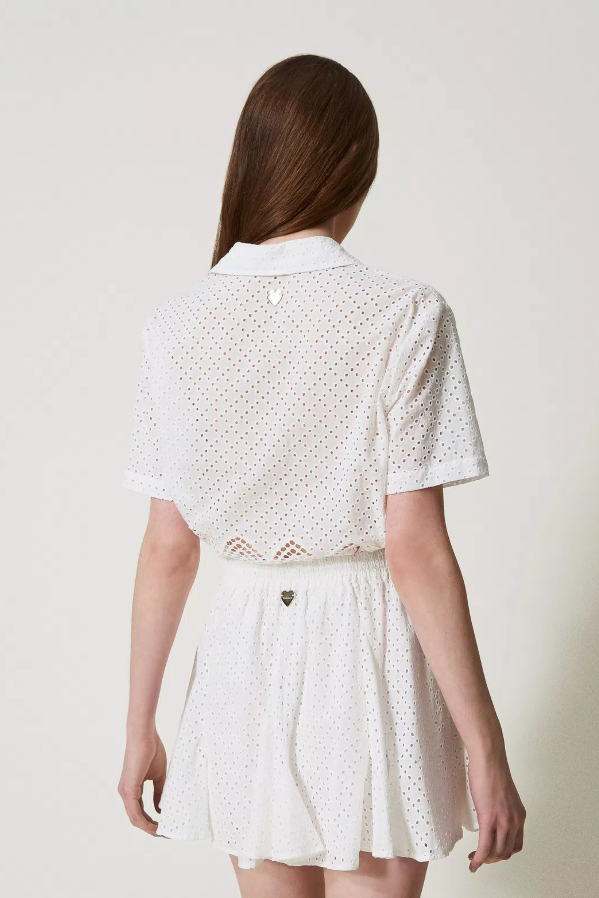 Broderie Anglaise Miniskirt - Twinset