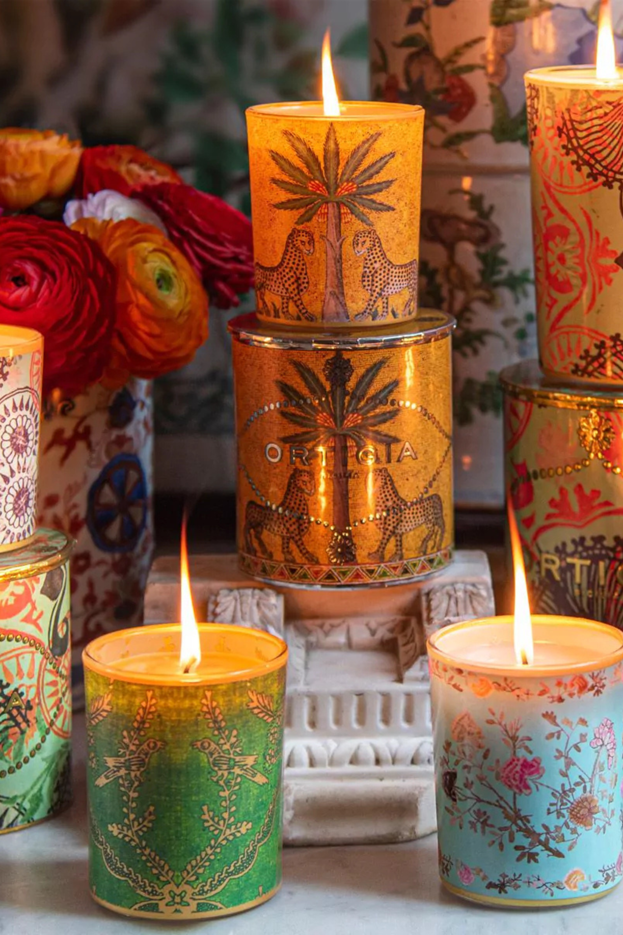 Vela Decorada Ambra Nera – Ortigia Sicilia