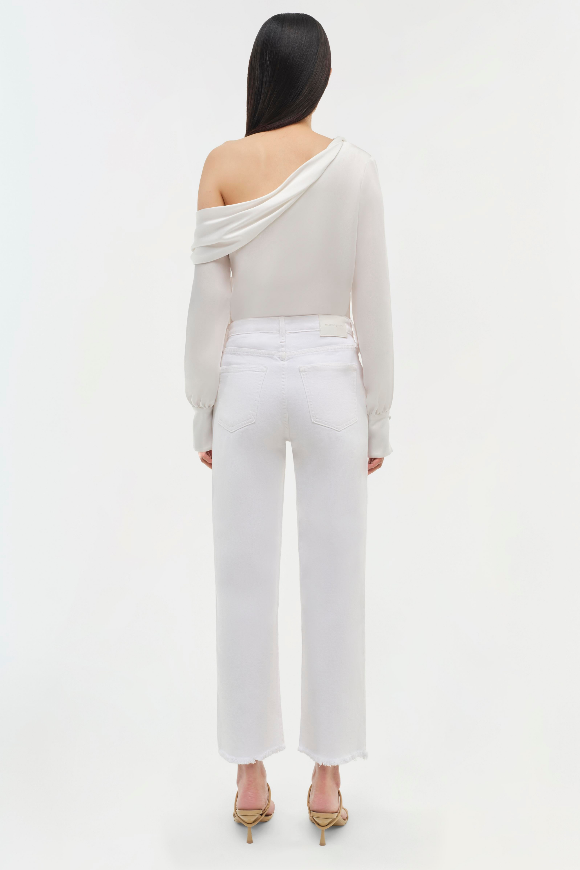 Alice Top White Long Sleeve Top - Simkhai