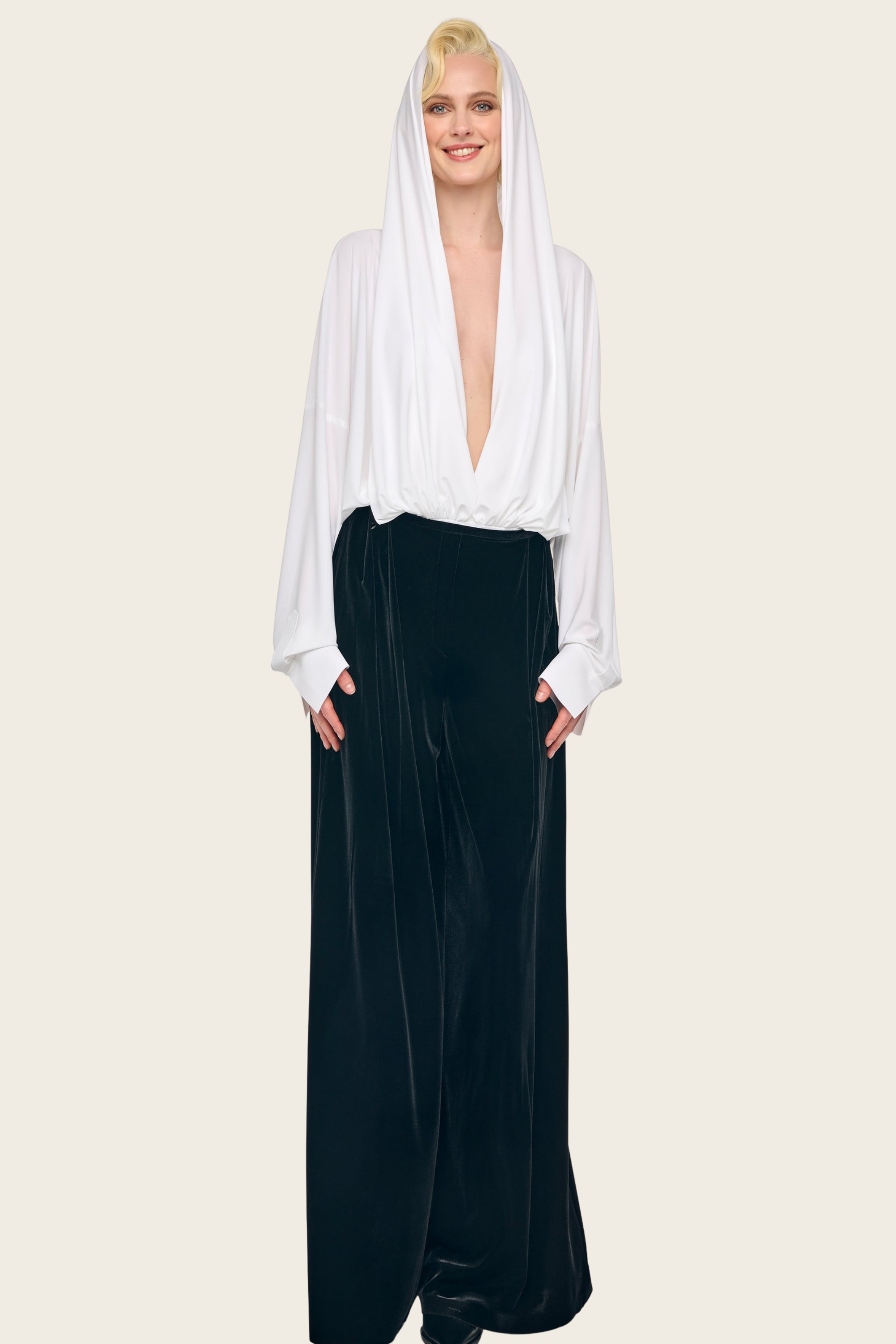 Mens Pleat Pants - Norma Kamali