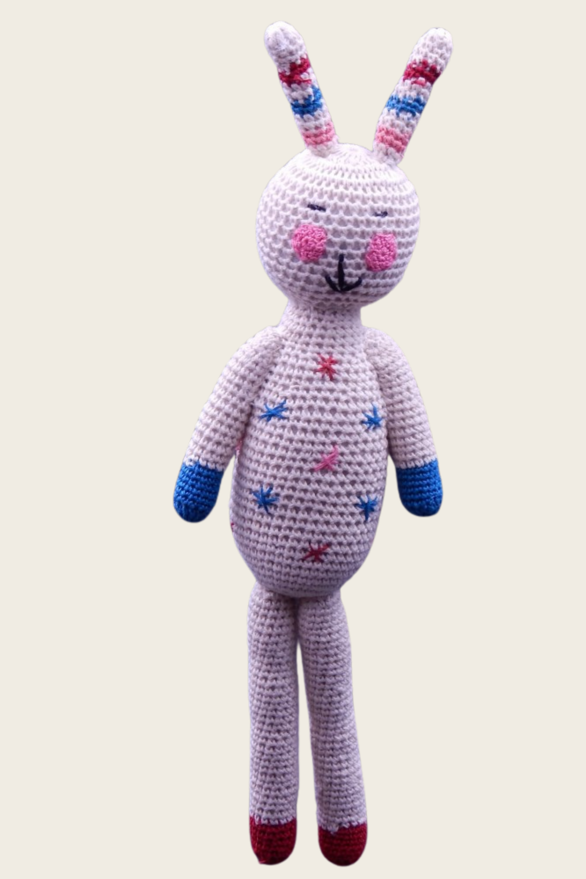 Crochet Cotton Bunny Soft Toy - Dragon Diffusion
