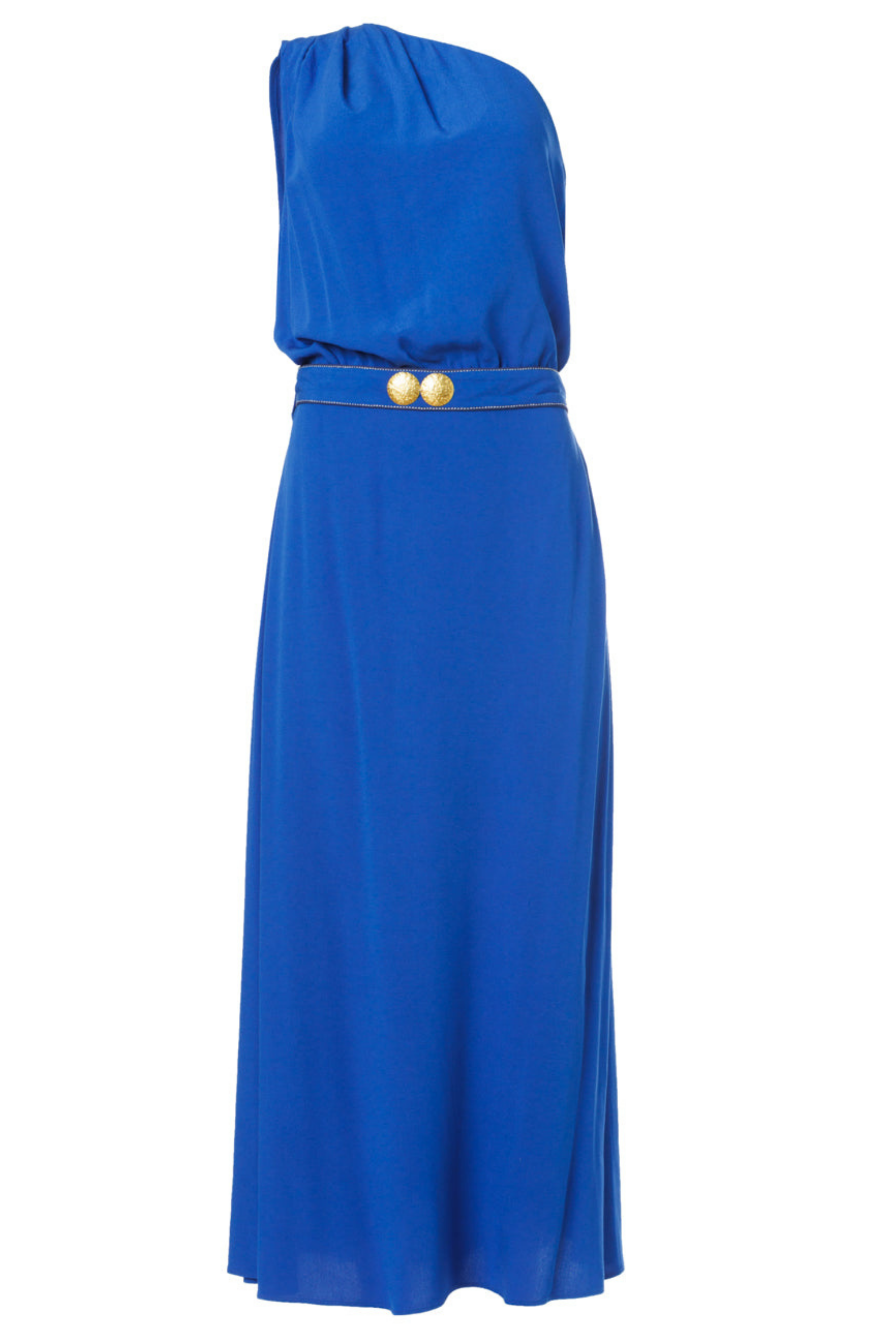 Porpes One Shoulder Midi Dress - Ancient Kallos