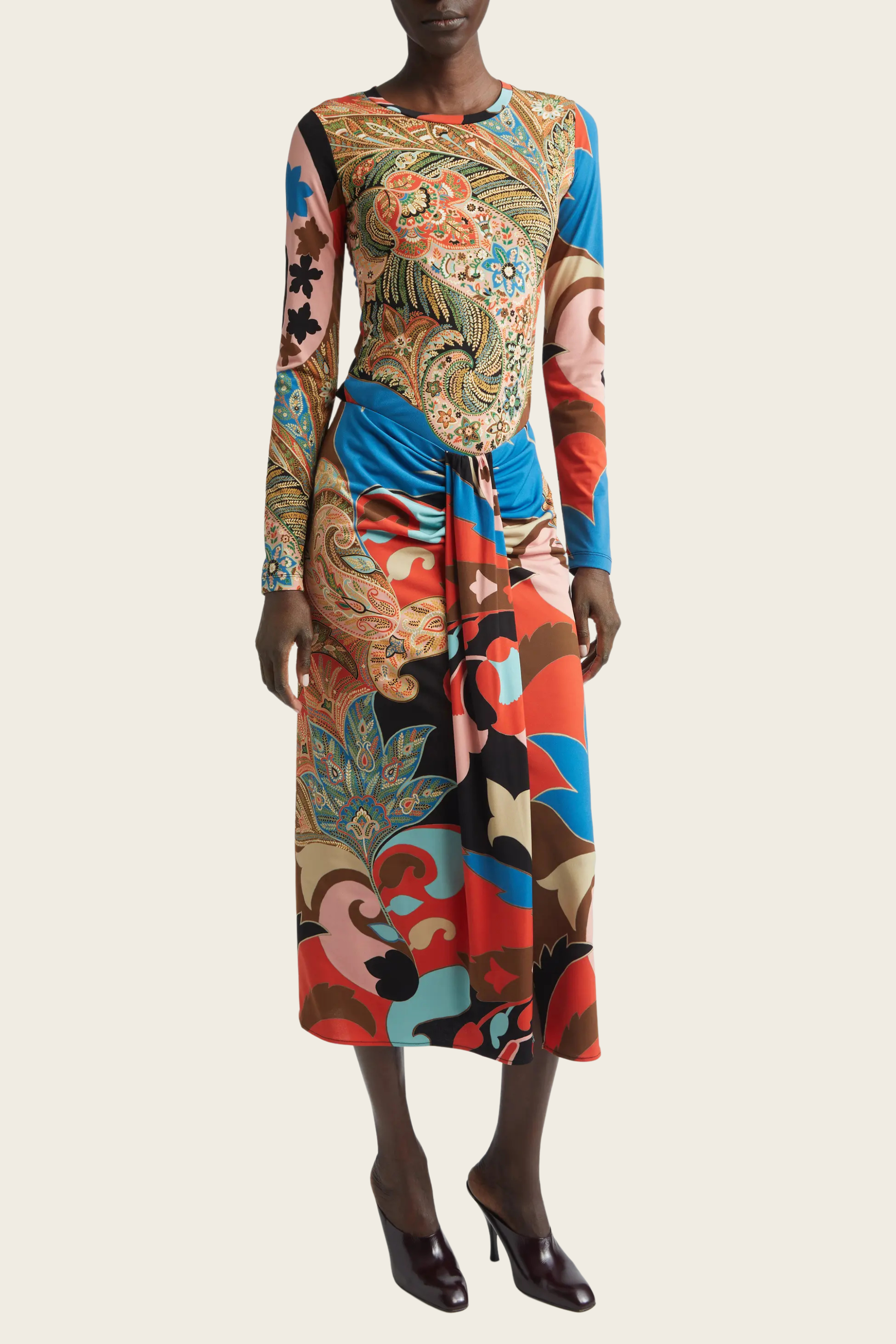Paisley Long Sleeve Jersey Top - Etro - ESPACE CANNELLE - New Arrivals - SS26