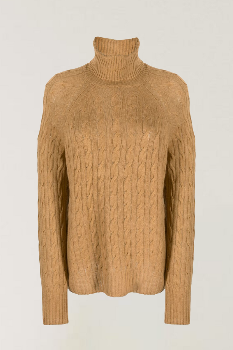 Cable Knit Turtleneck Jumper - Etro