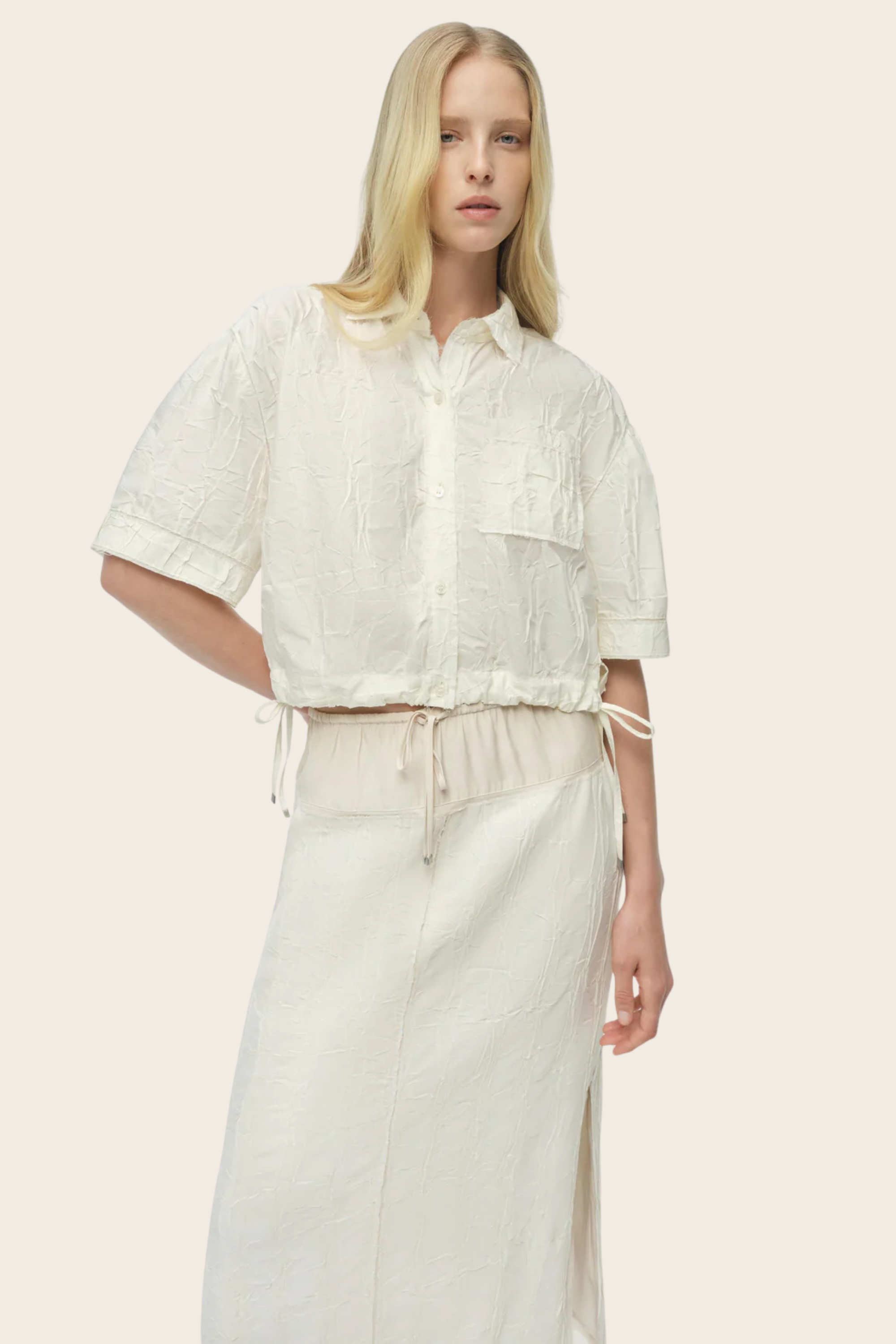 Ryland Camp Shirt & Huxen Midi Skirt - Simkhai