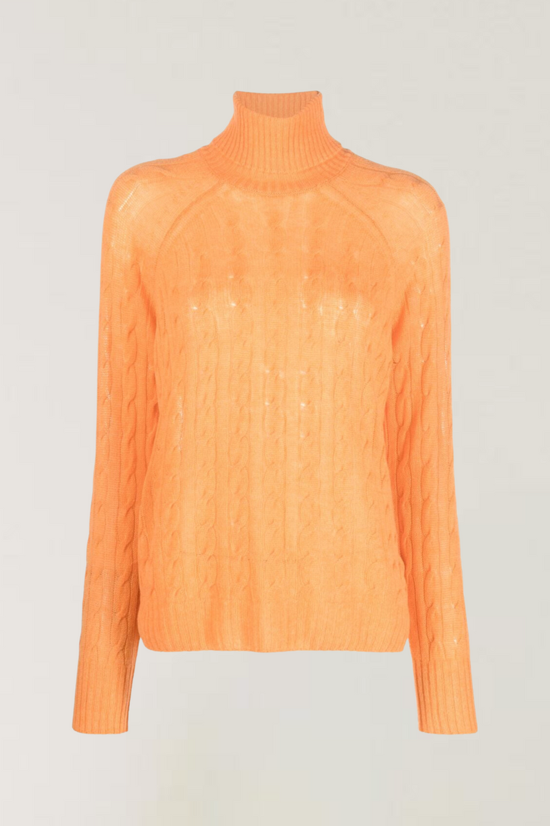 Cable Knit Turtleneck Jumper - Etro