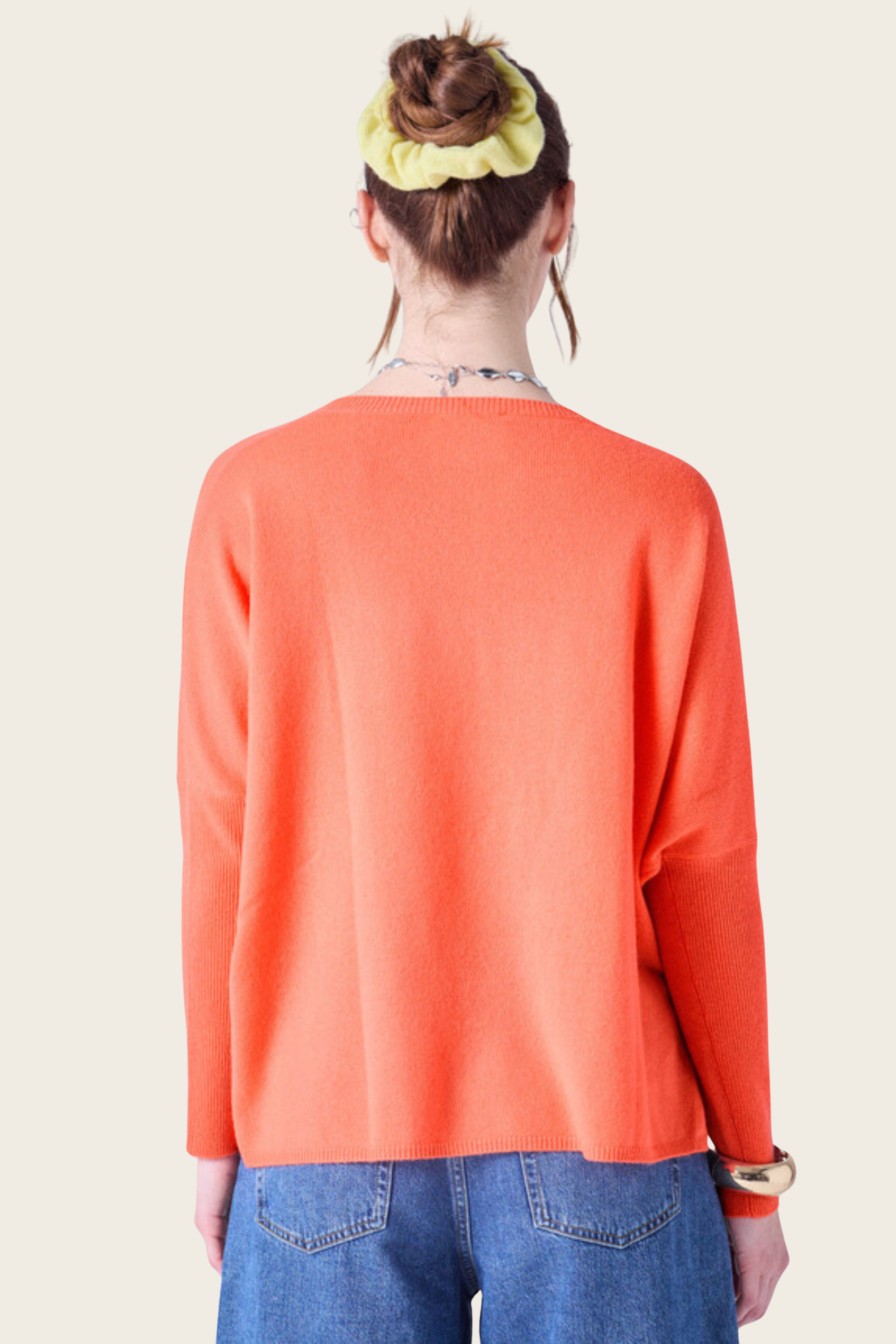 Camille cashmere v-neck poncho jumper - Absolut Cashmere