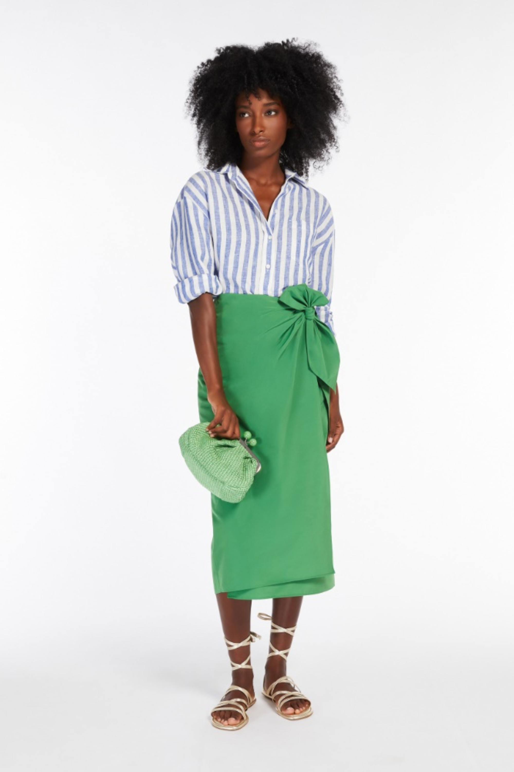 Small raffia-effect Pasticcino Bag - Max Mara