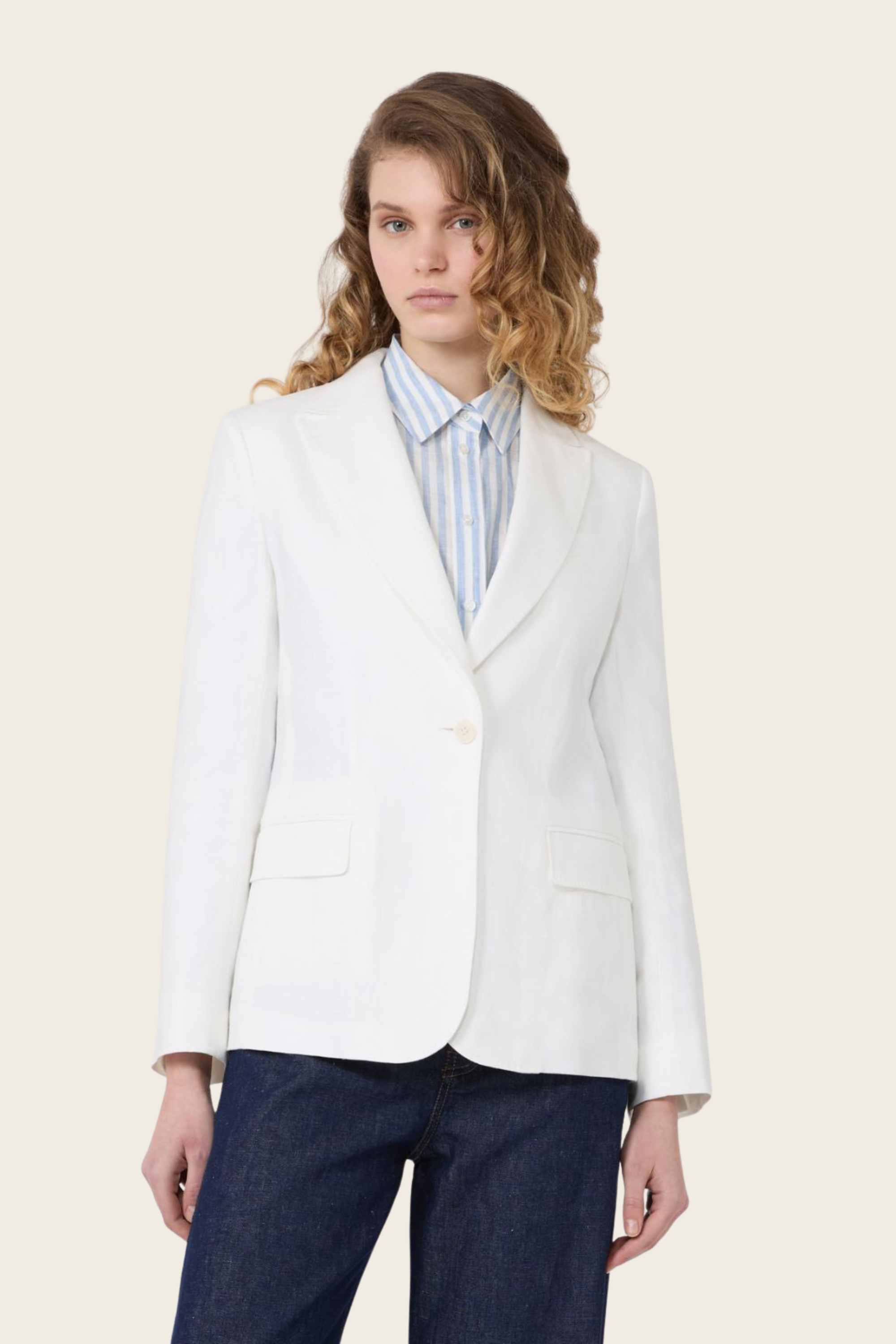 Blazer em linho - MaxMara