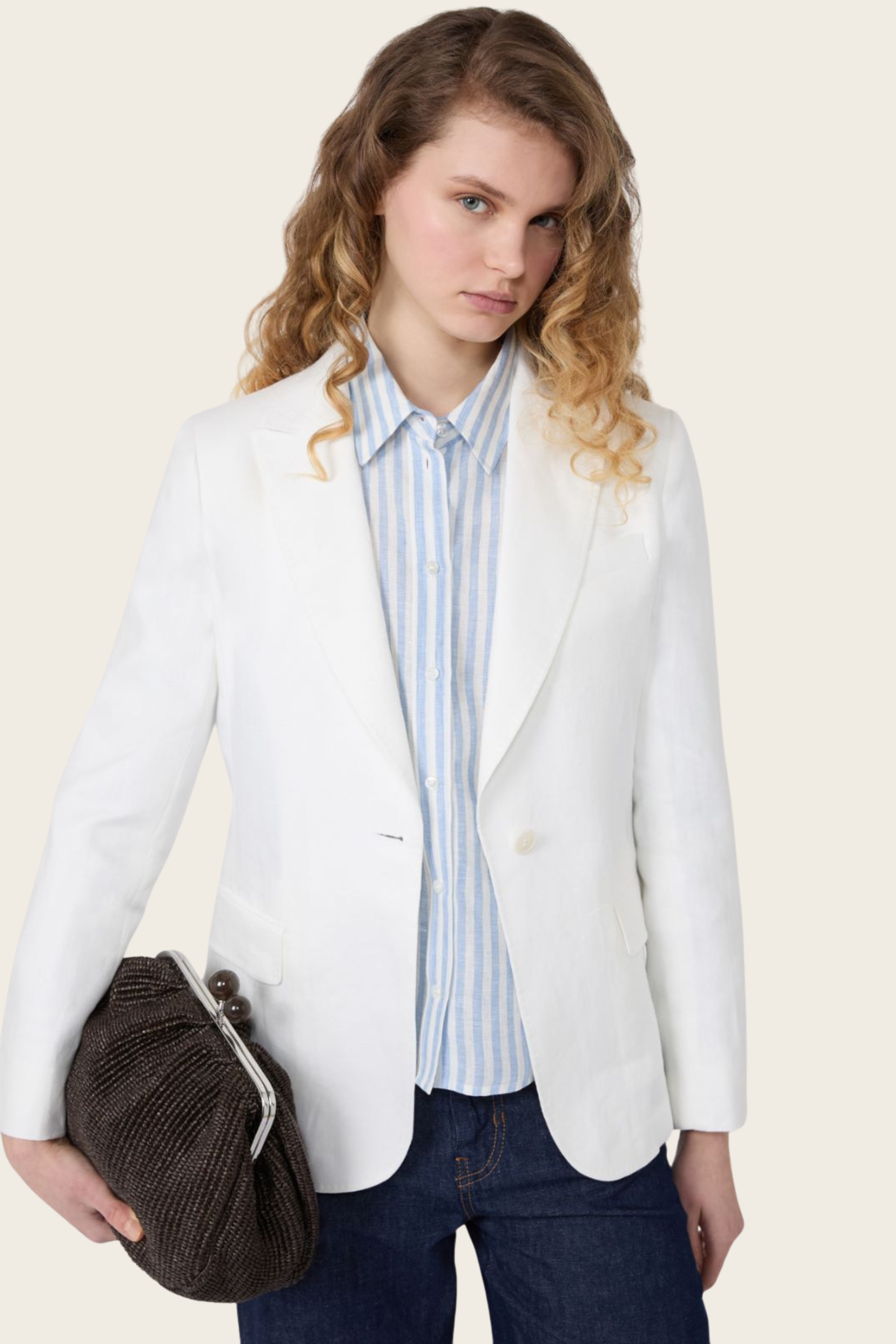 Blazer em linho - MaxMara