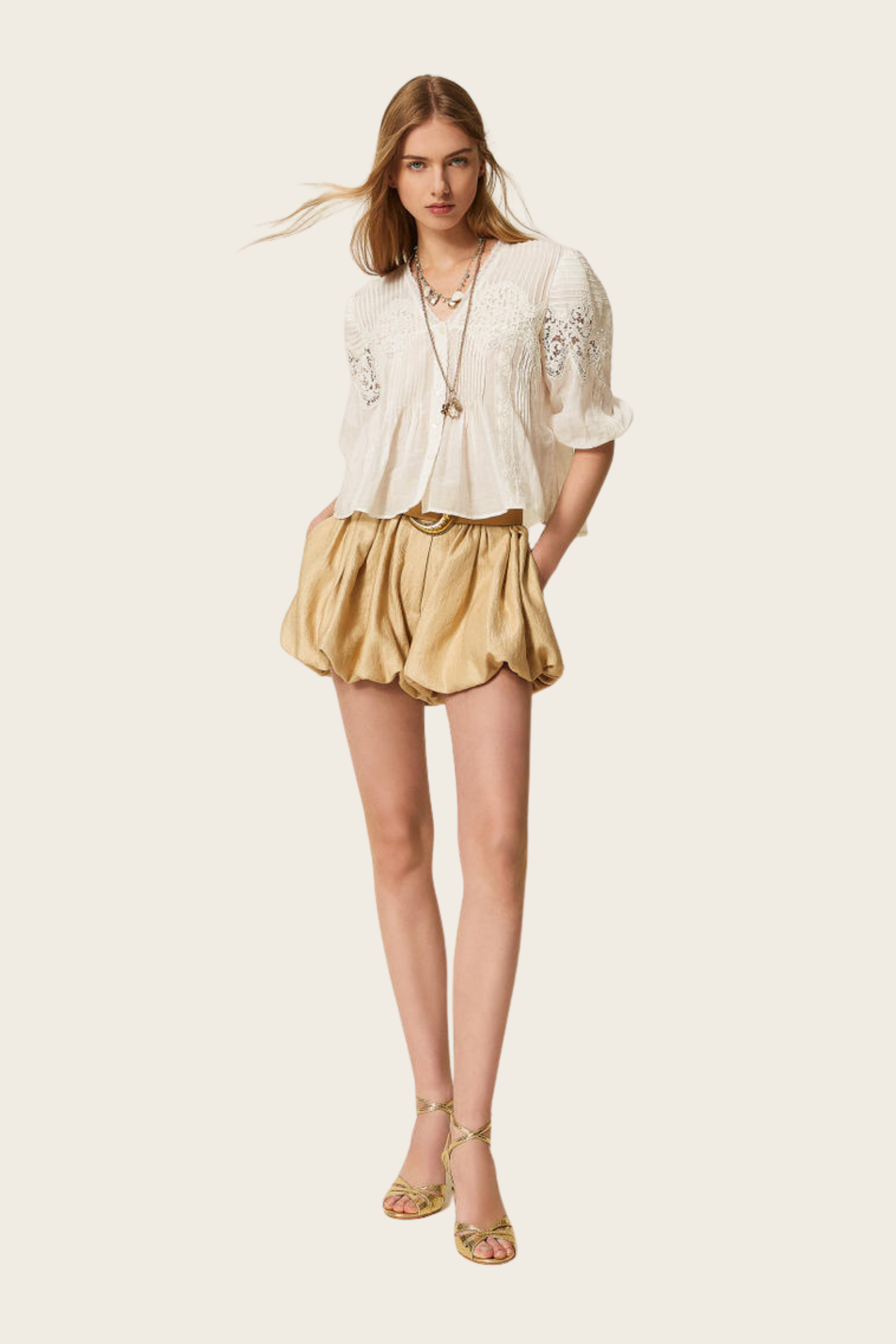 Silk Blend Muslin Shirt - Twinset