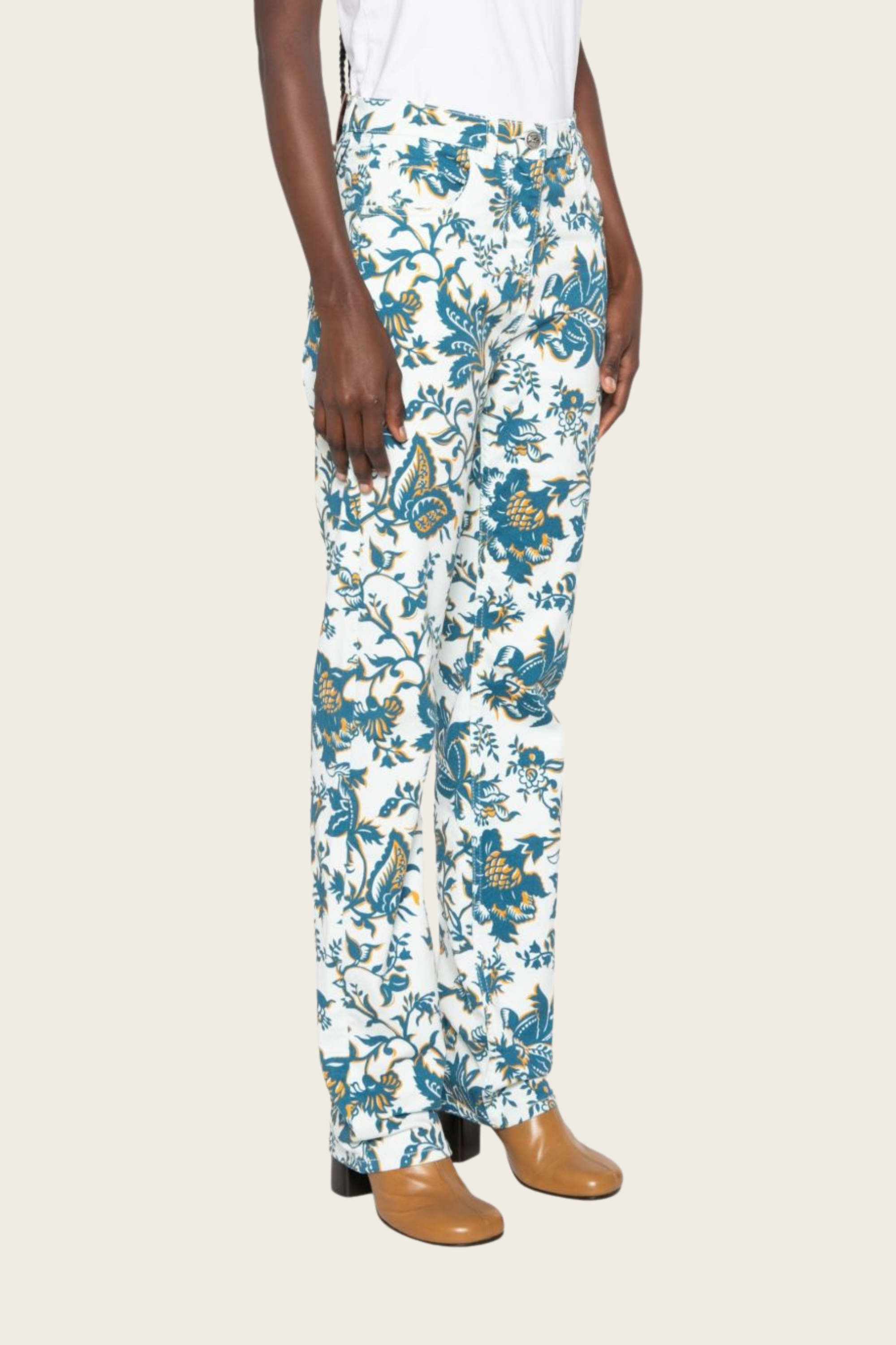 Floral Print Jeans - Etro