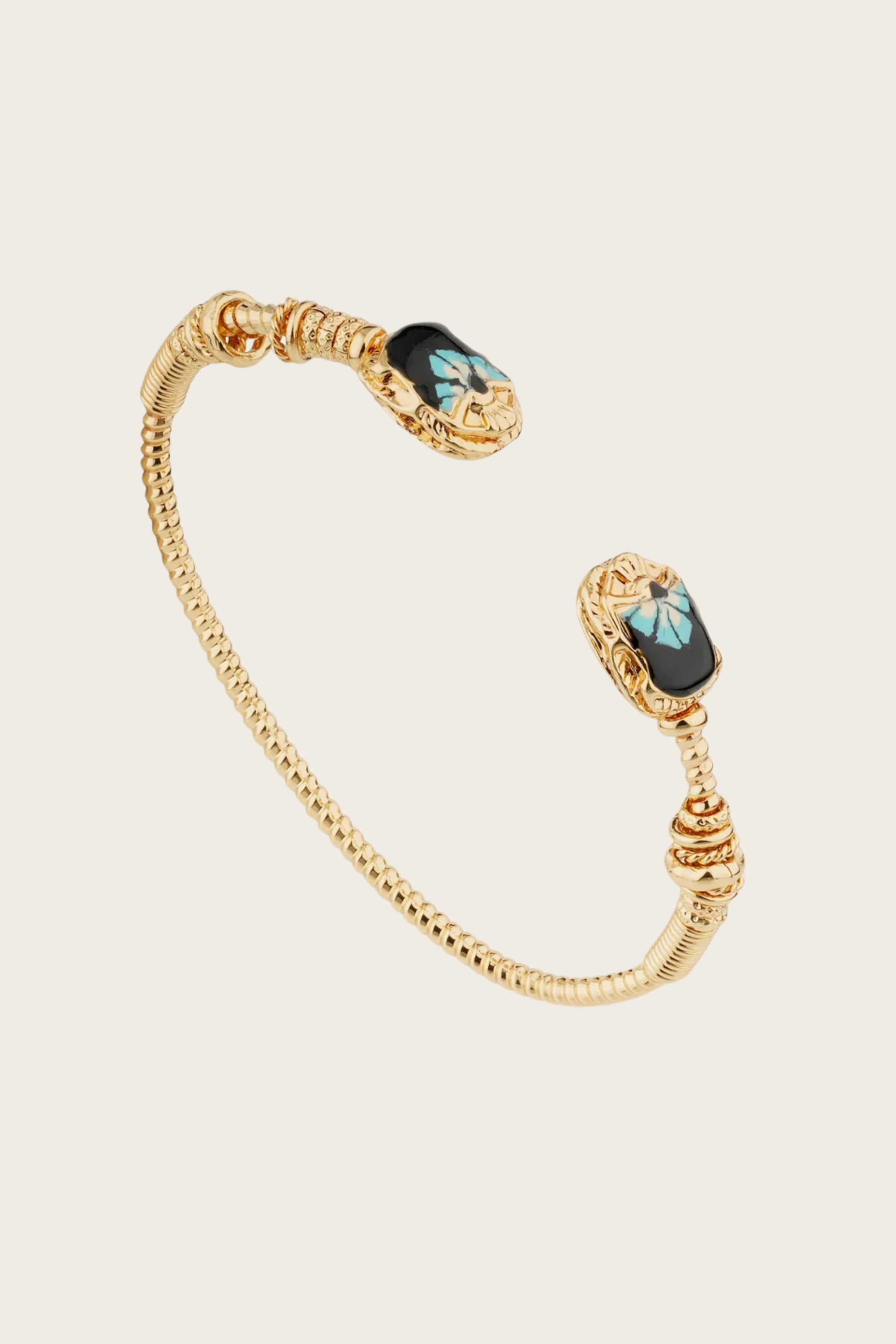 Duality Torsca Enamel Cuff Bracelet - Gas Bijoux