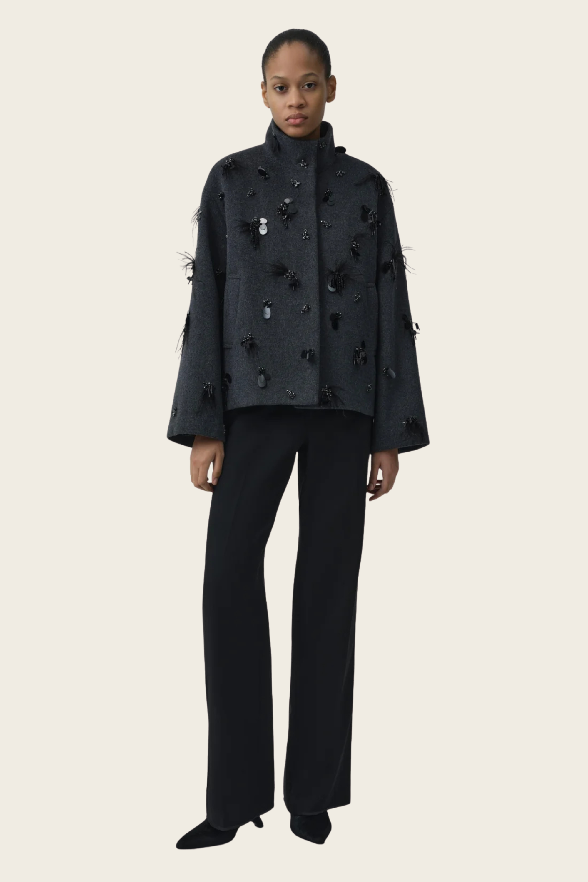Siena Embellished Wool Jacket - Simkhai