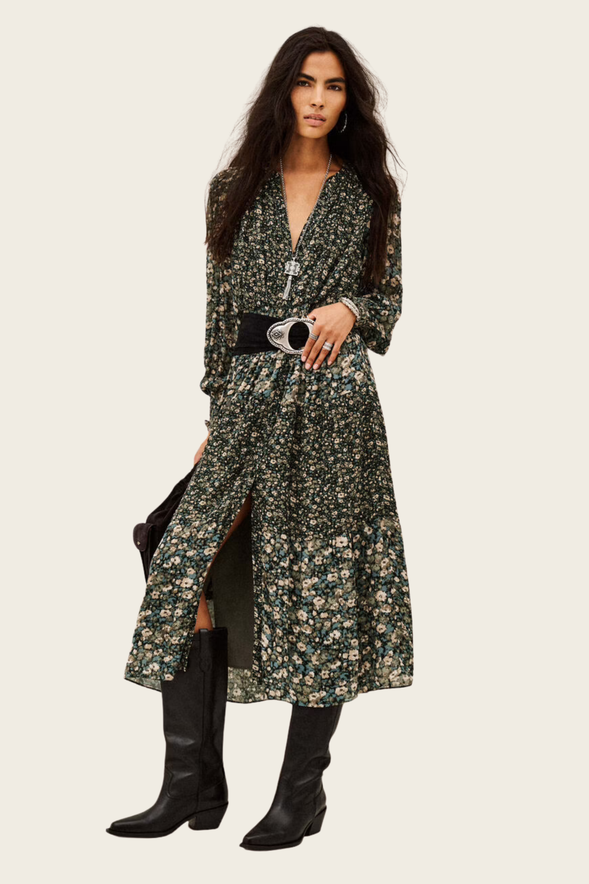 Kacy Printed Dress - Ba&Sh